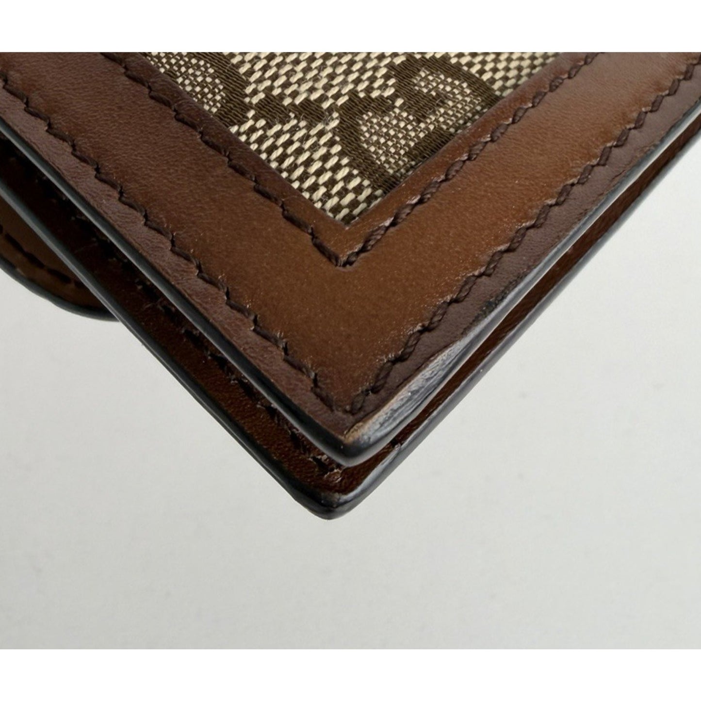 Gucci Lady Web GG Canvas Convertible Wallet Bag in GG Canvas with Leather S15