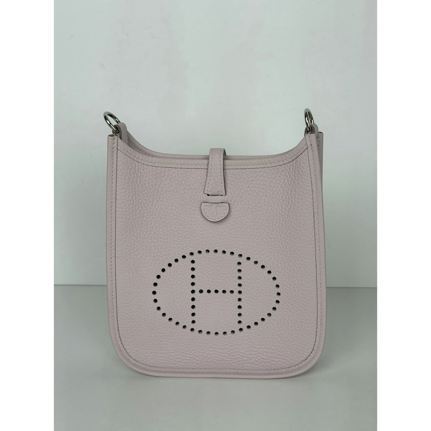 Hermes Evelyne TPM 16 Bag in Mauve Pale Clemence Leather 2024 C2