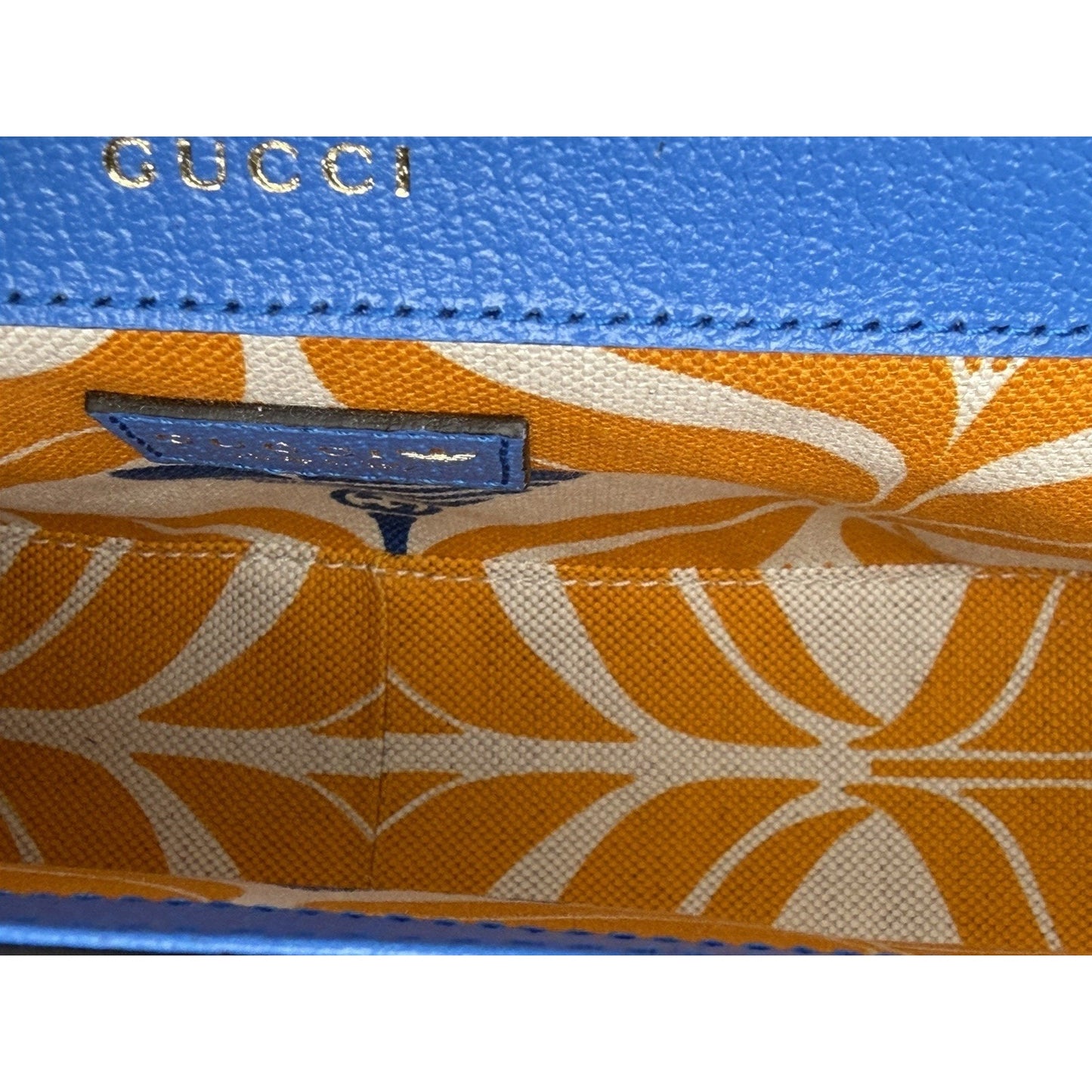 Gucci x Adidas Horsebit Small in Blue and White Leather Shoulder Bag 1955 S10