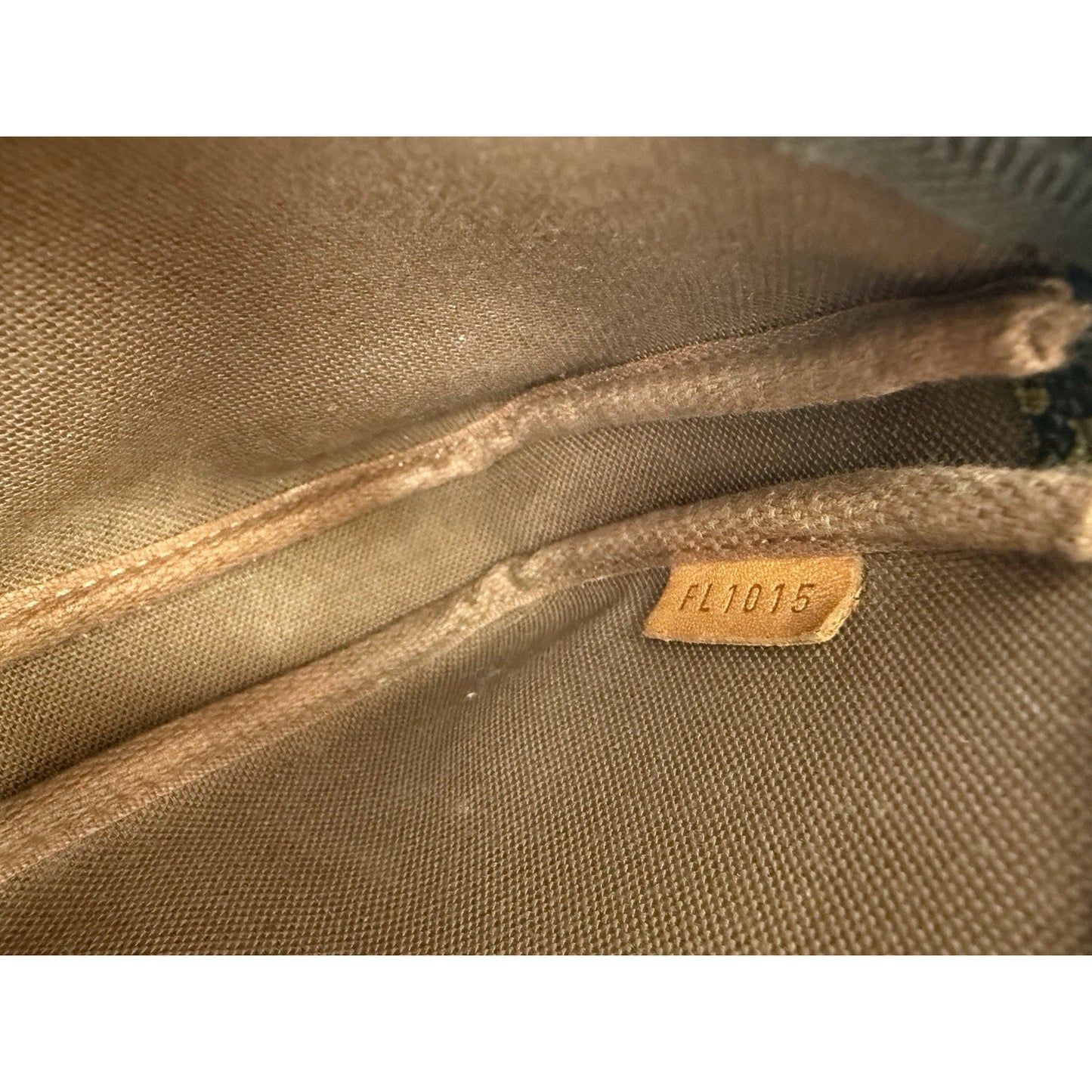 Louis Vuitton Mini Pochette Accessoires Monogram Canvas Brown with Gold Hardware