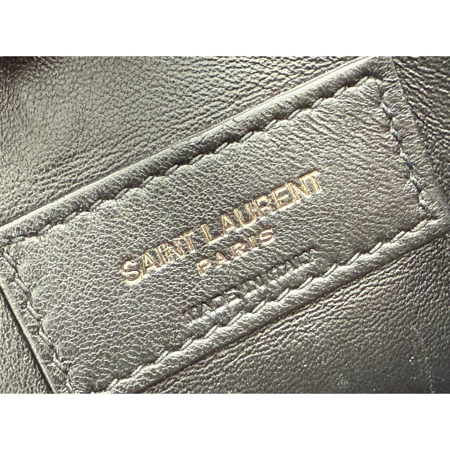 Saint Laurent West Hollywood Leather Handbag Black with Black Hardware