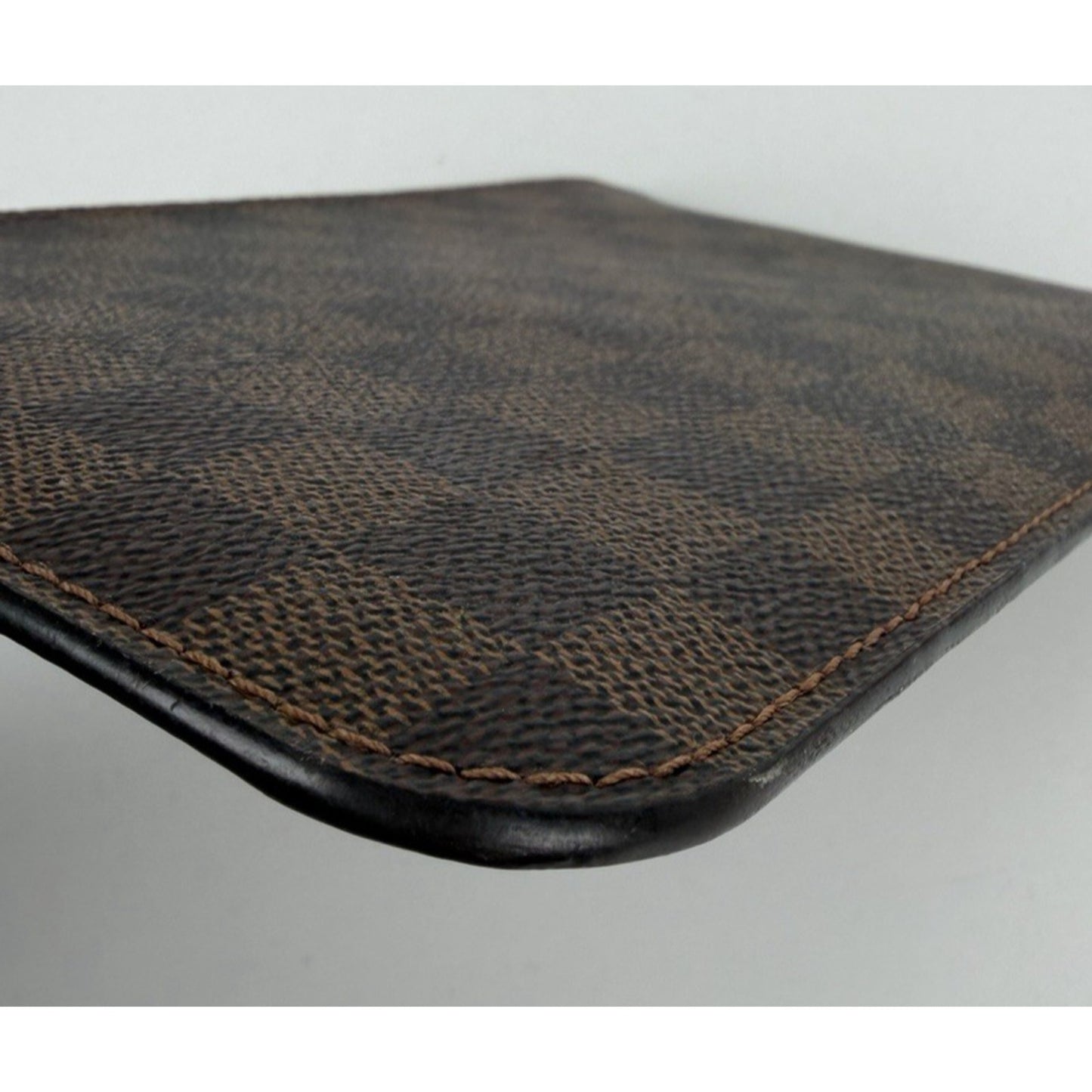 Louis Vuitton Neverfull MM Pochette in Damier Ebene Coated Canvas 2020 K2