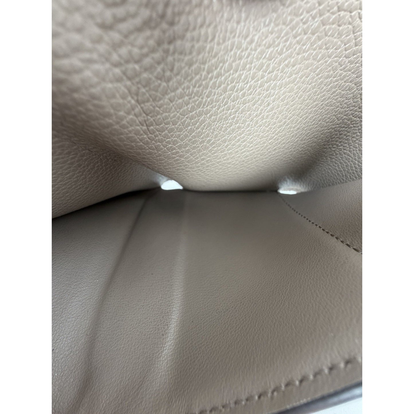Louis Vuitton Zoe Wallet Tourterelle Gray Monogram Empreinte Leather NFC S