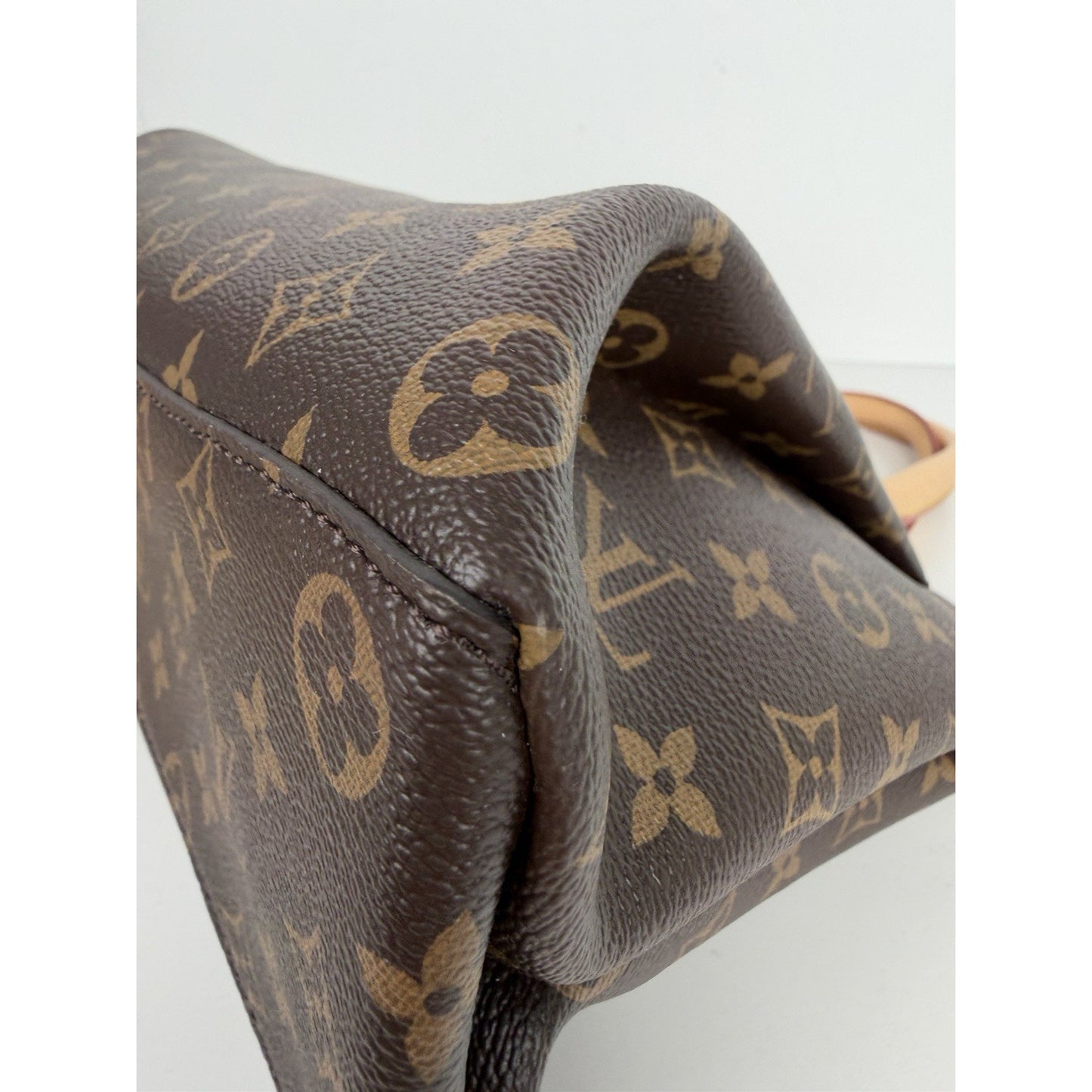 Louis Vuitton Rivoli MM Satchel Bag in Brown Monogram Coated Canvas NFC C5