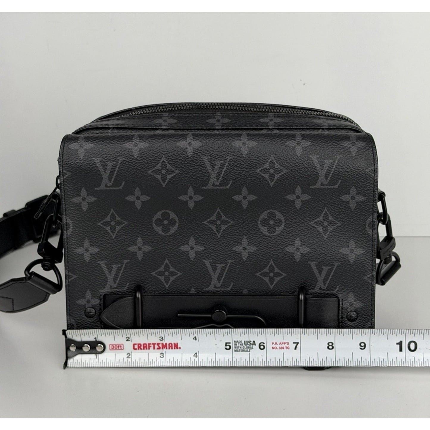 Louis Vuitton Steamer Messenger Bag Monogram Eclipse Coated Canvas 2021 R1