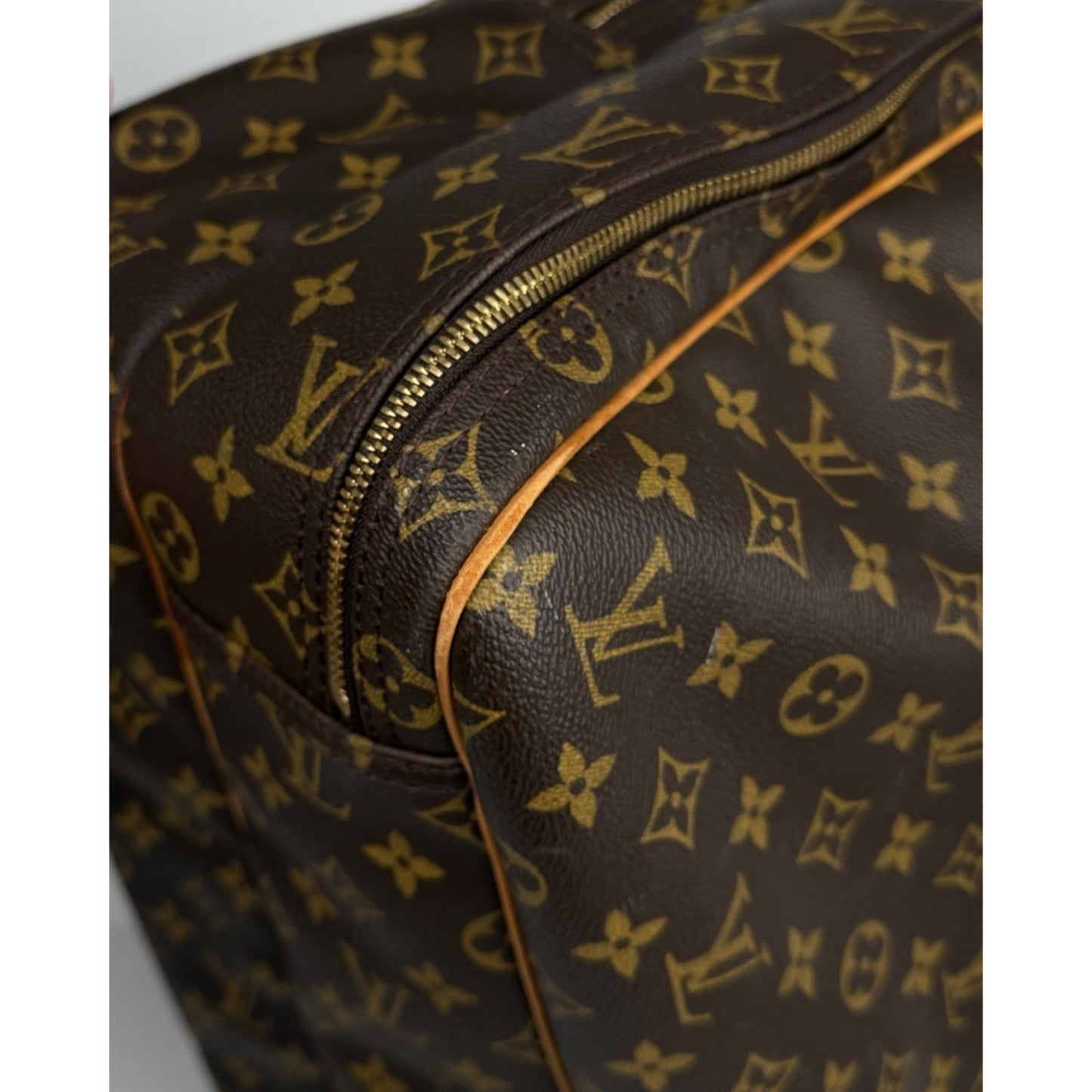 Louis Vuitton Alize 24 Heures Bag In Brown Monogram Coated Canvas Vintage 1998 S