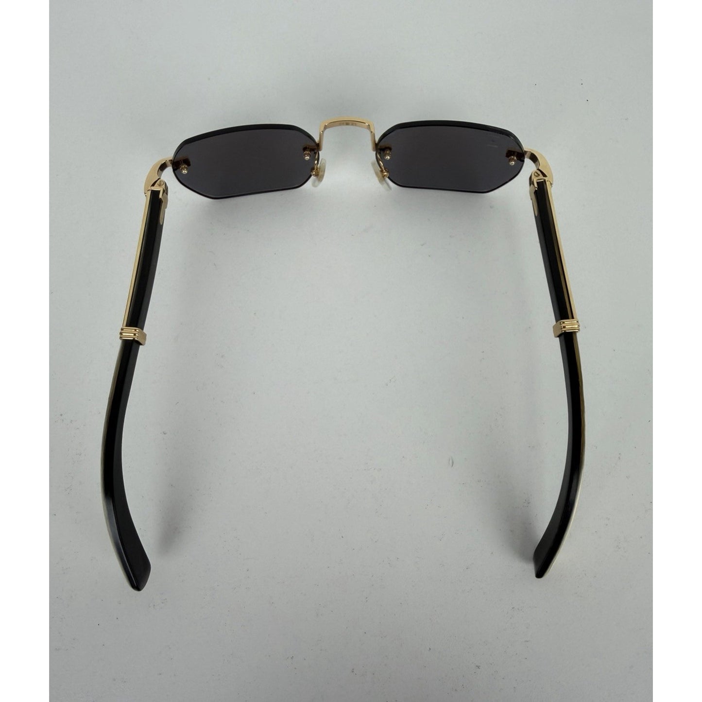 Cartier CT0362S Premiere de Cartier Sunglasses in Natural Horn Black Lenses