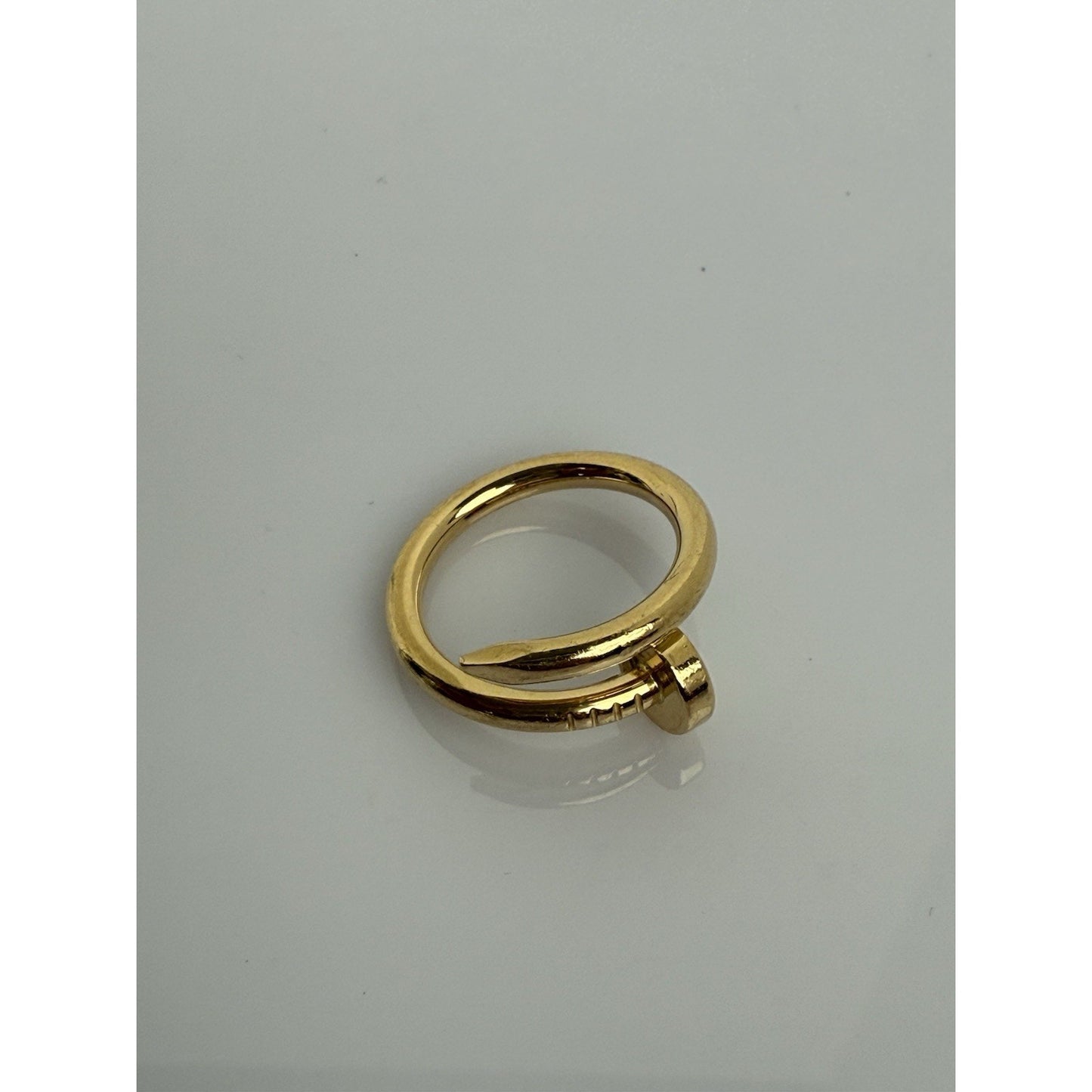 Cartier JUSTE UN CLOU RING 18k Yellow Gold Size 52 Us 4.5