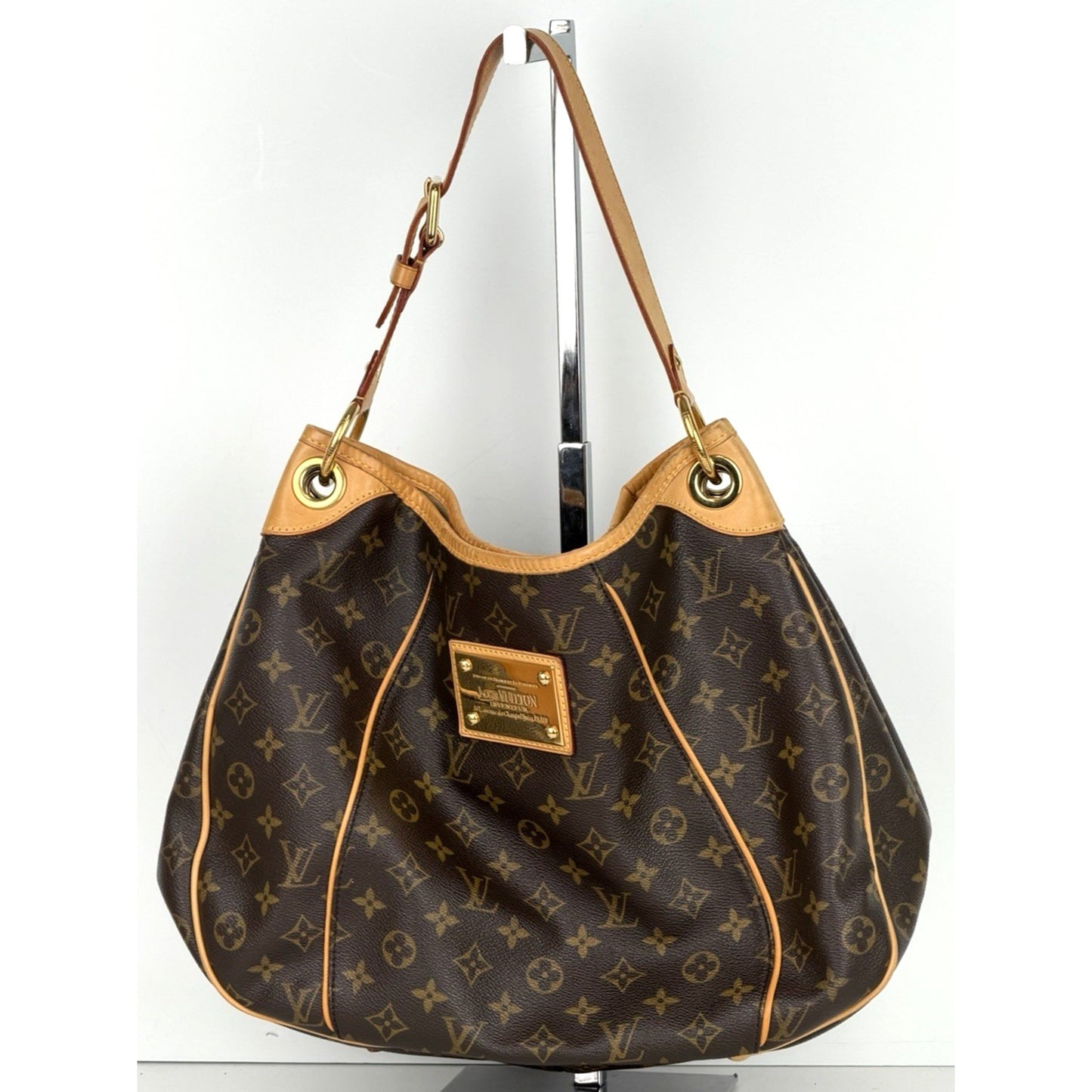 Louis Vuitton Galliera PM Bag in Brown Iconic Monogram Coated Canvas 2009 S09