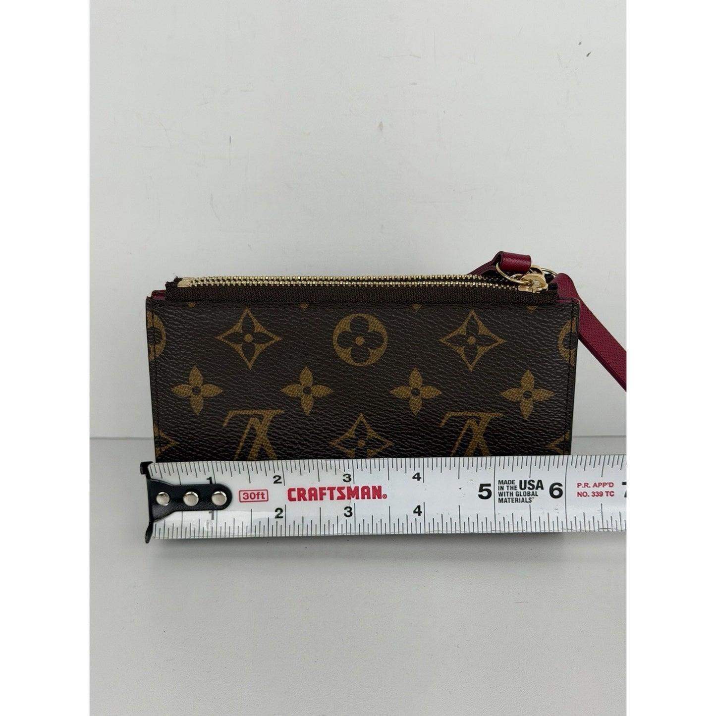 Louis Vuitton Adele Compact Wallet in LV Monogram Coated Canvas 2015