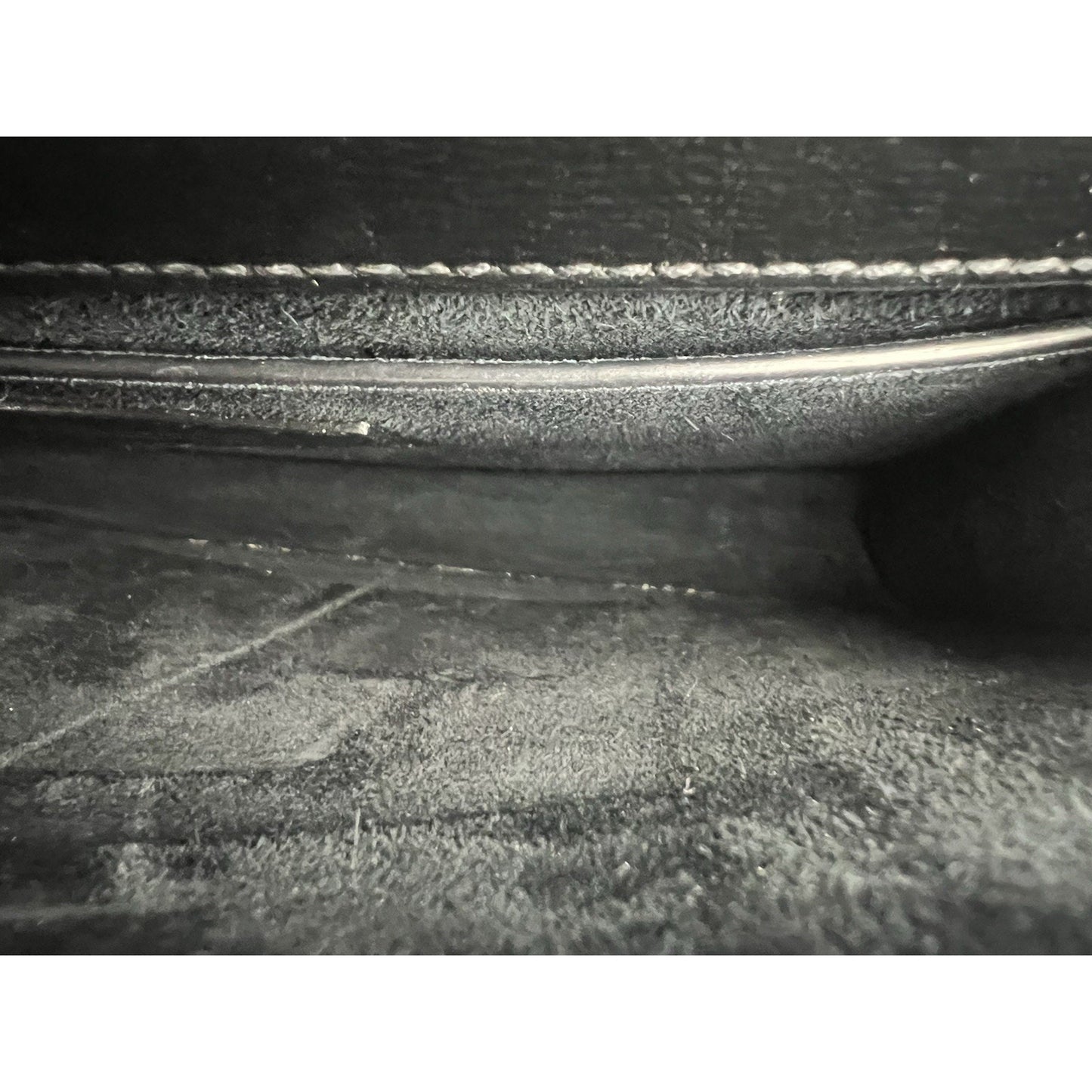 SAINT LAURENT Calfskin Medium Monogram Monochrome Sunset Black C-2