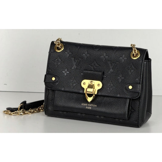 Louis Vuitton Vavin BB Shoulder Bag Black Embossed Monogram Empreinte 2020 B9