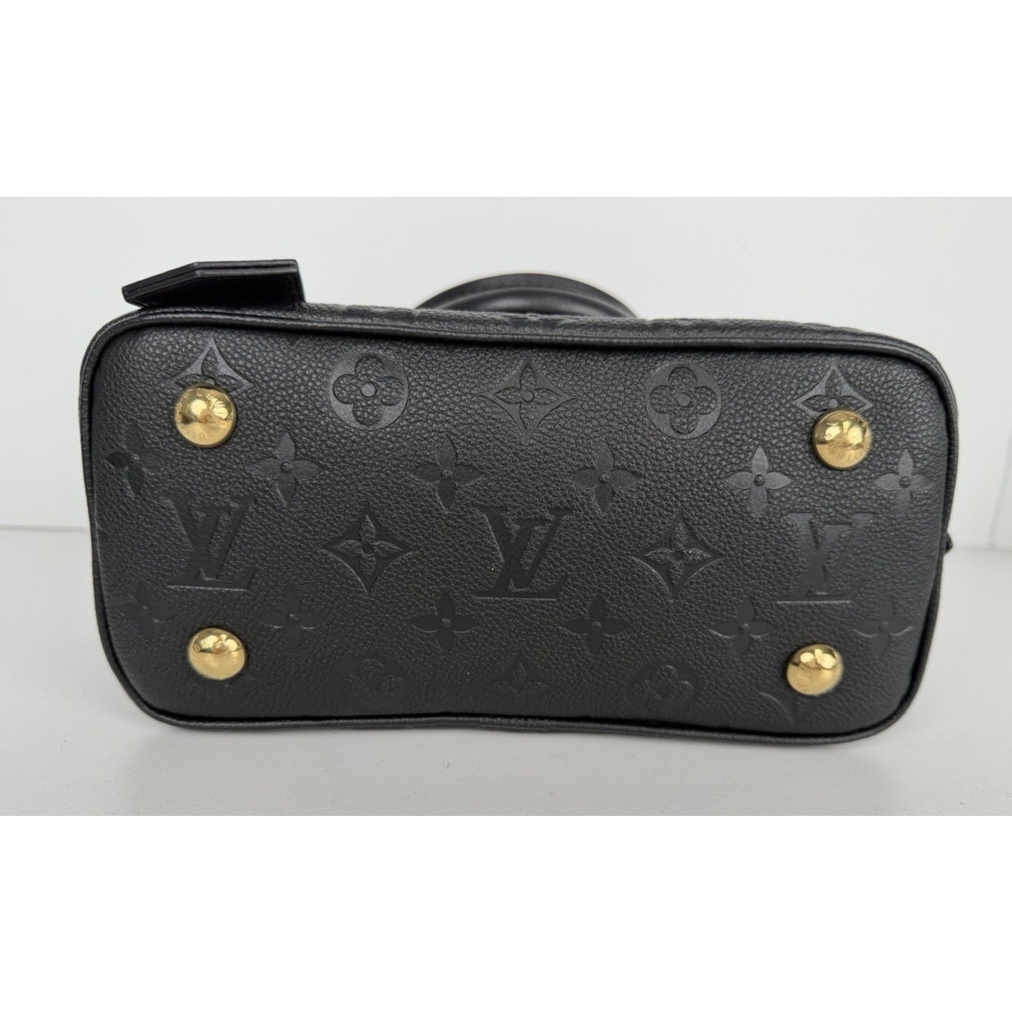Louis Vuitton Neo Alma BB Bag in Black LV Monogram Empreinte Leather NFC B-5