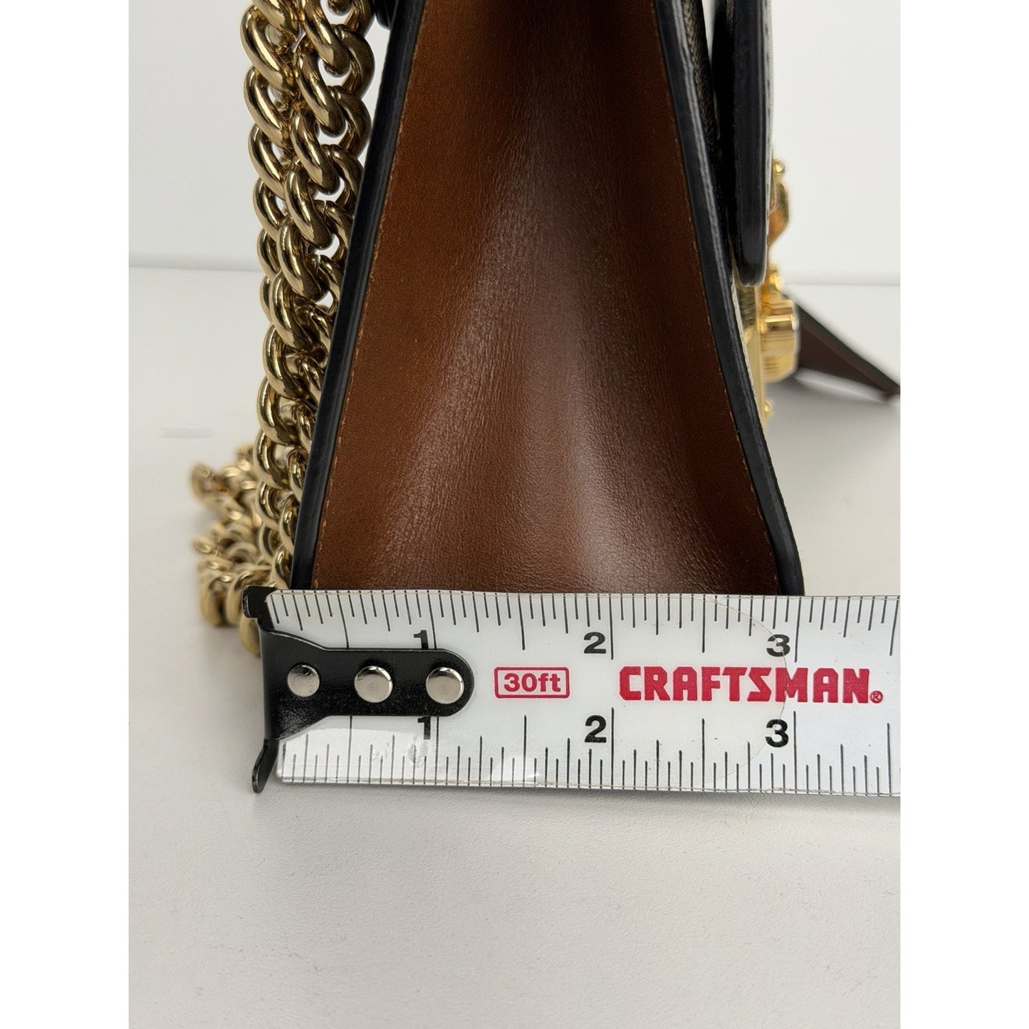 Gucci Padlock Small Shoulder Bag GG Supreme Beige/Black Canvas and Leather S07