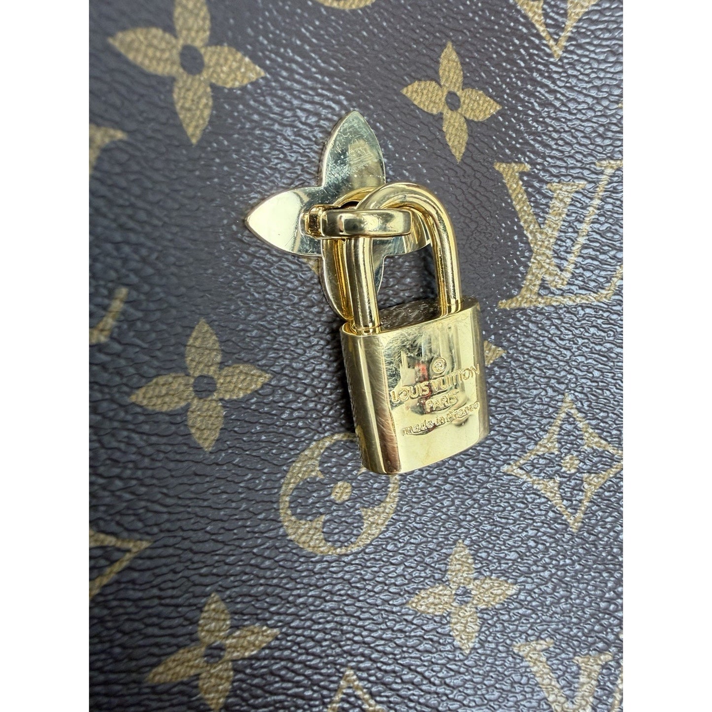 Louis Vuitton Flower Hobo Shoulder Bag in Brown Monogram Coated Canvas 2018 S
