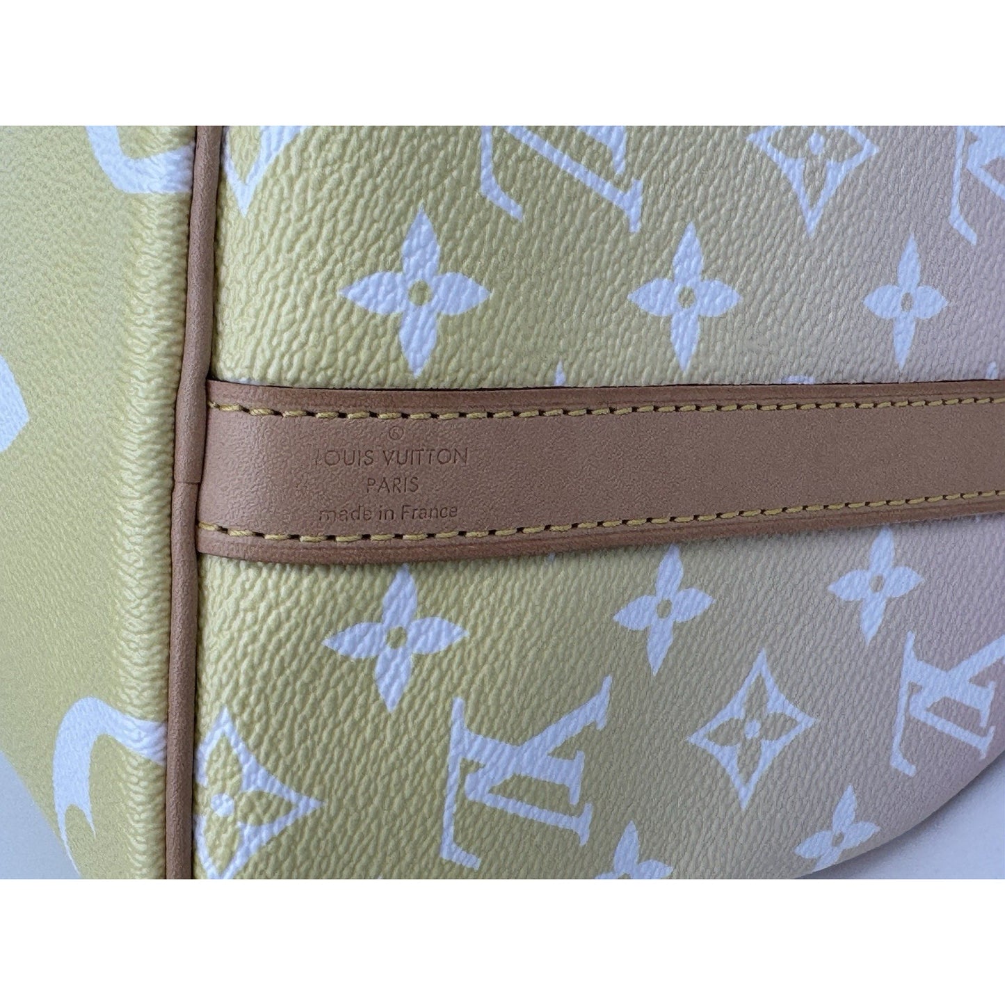 Louis Vuitton Monogram Giant By The Pool Speedy Bandouliere 25 Light Pink C-6