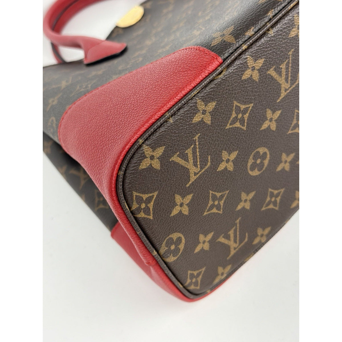 Louis Vuitton Flandrin Tote Bag in Brown LV Monogram Coated Canvas 2017 S-02