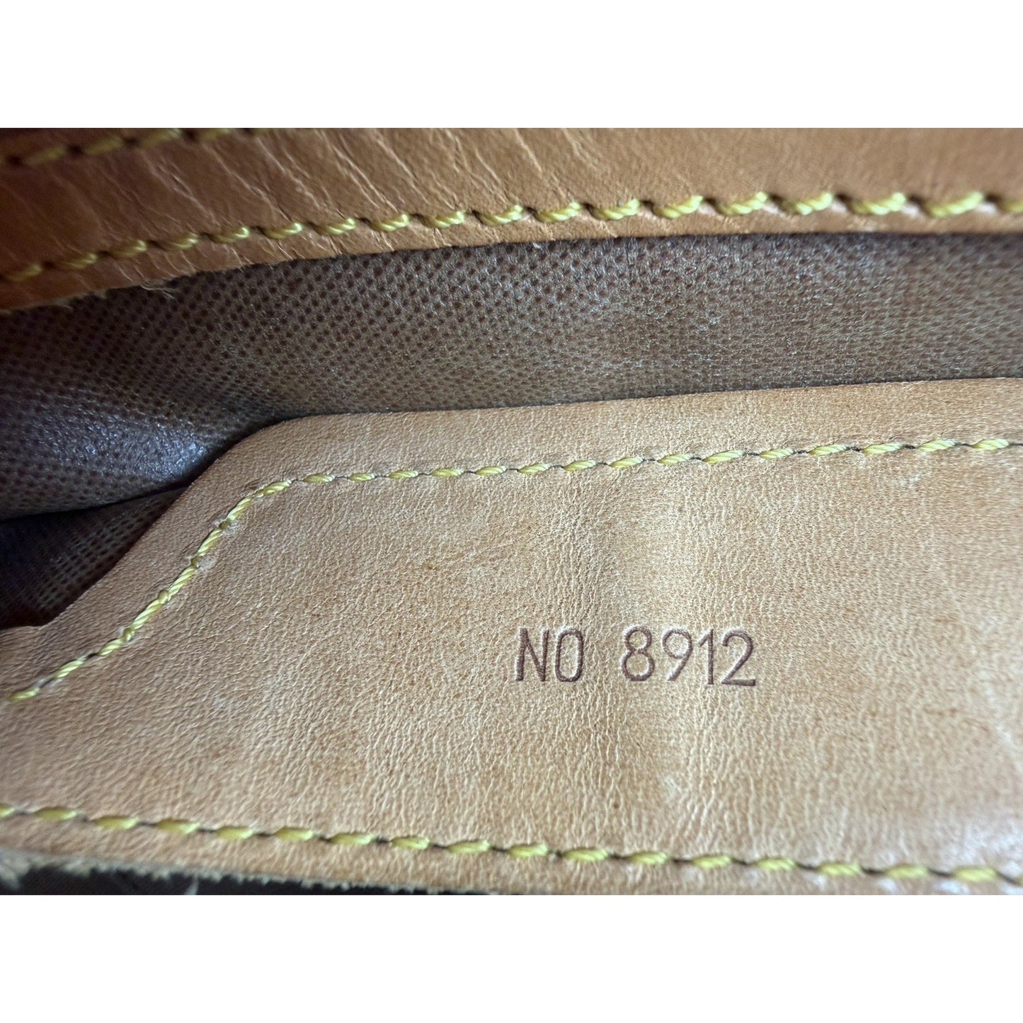 Louis Vuitton Sac Flanerie 50 Travel Bag Vintage in Brown LV Monogram 1992 S