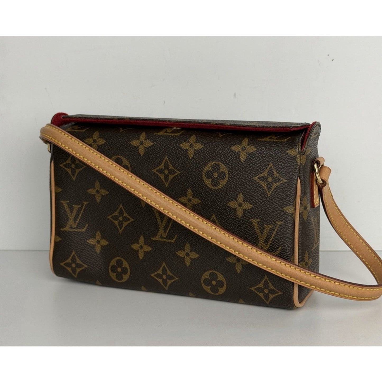 Louis Vuitton Recital Shoulder Bag Vintage Classic Monogram Canvas 2002 S15