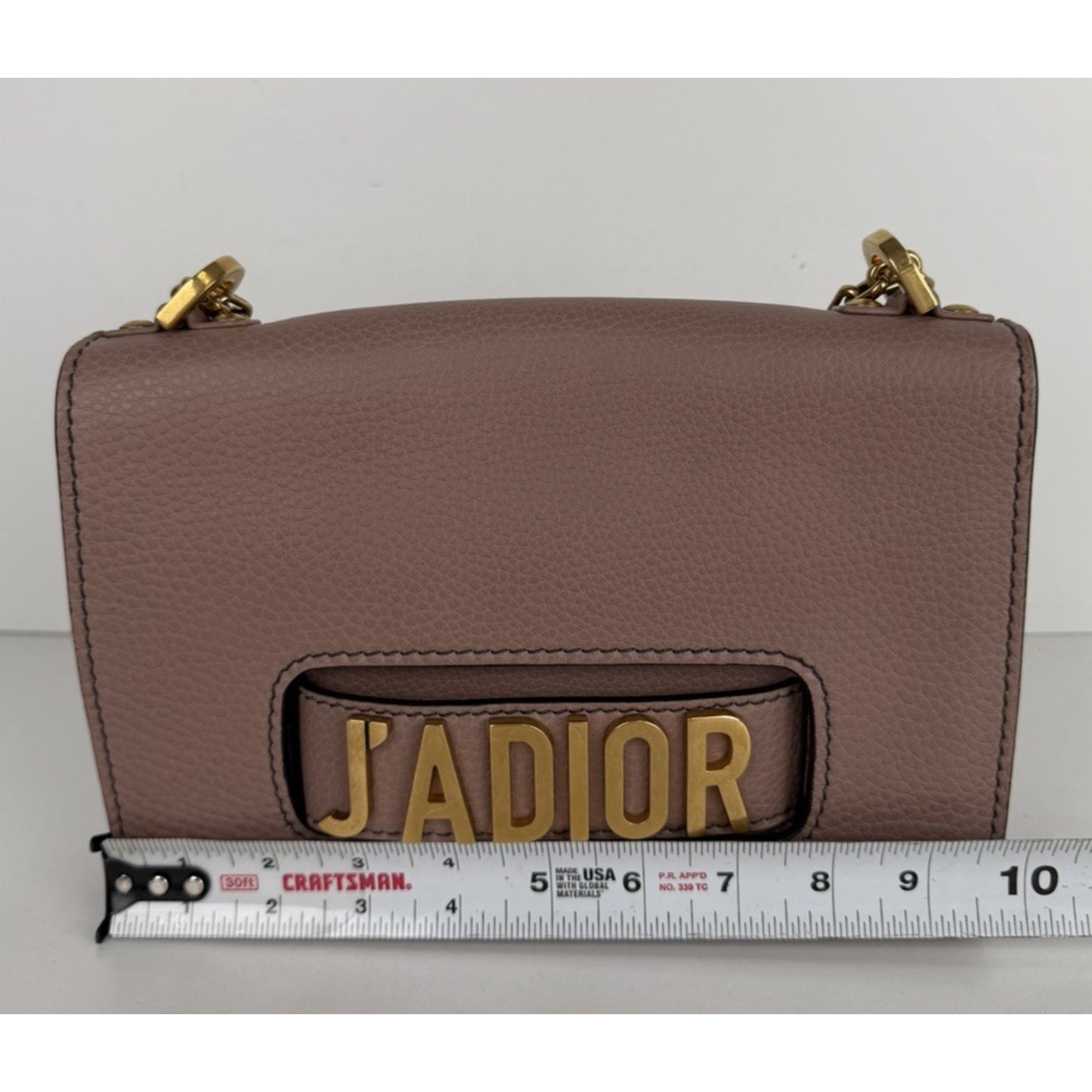 Christian Dior J'Adior Shoulder Medium Bag in Dusty Pink Leather S05