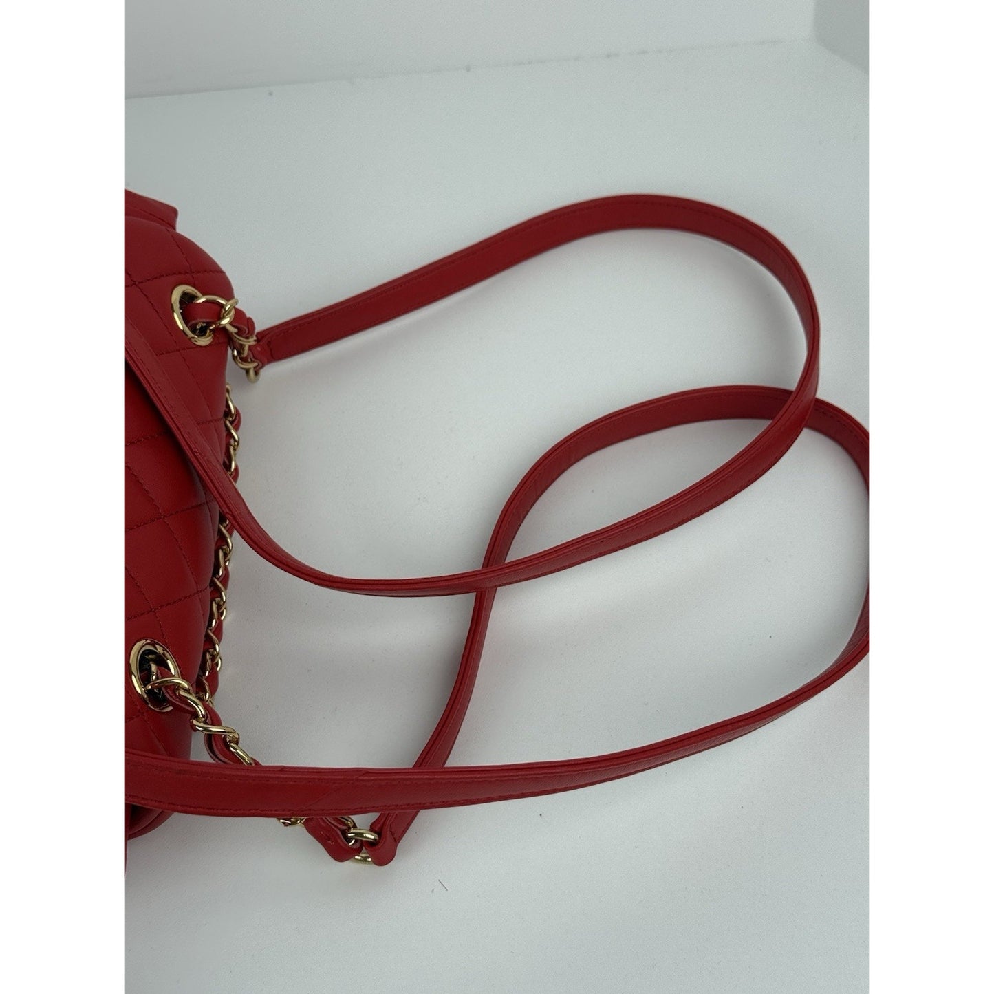 Chanel Urban Spirit Red Quilted Lambskin Leather Women's Backpack
