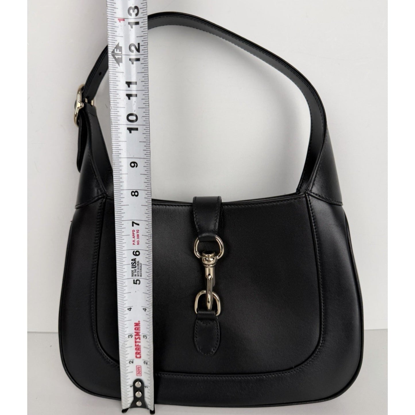 Gucci Jackie 1961 Hobo Black Leather Shoulder Bag Small C-4