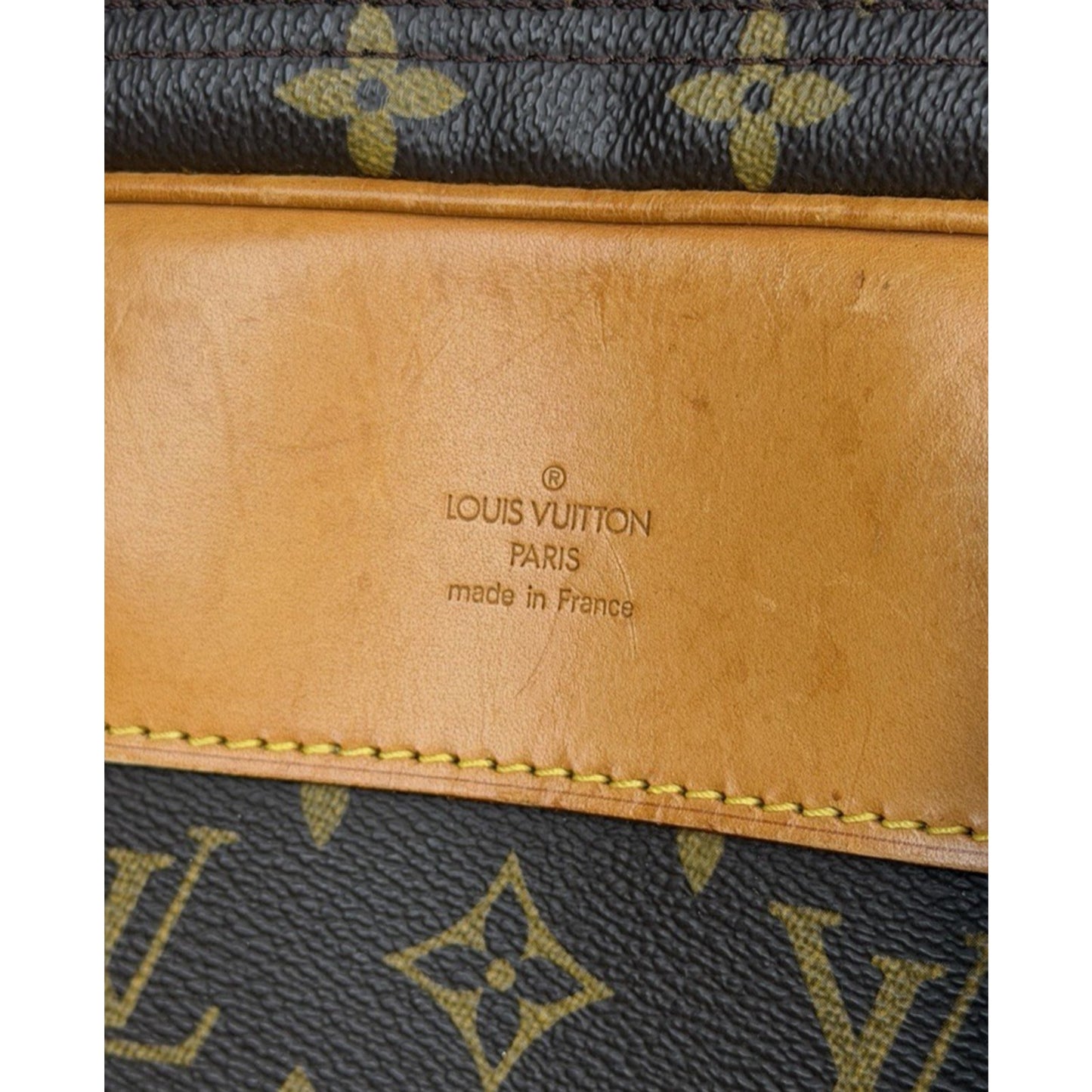 Louis Vuitton Alize 24 Heures Bag In Brown Monogram Coated Canvas Vintage 1998 S