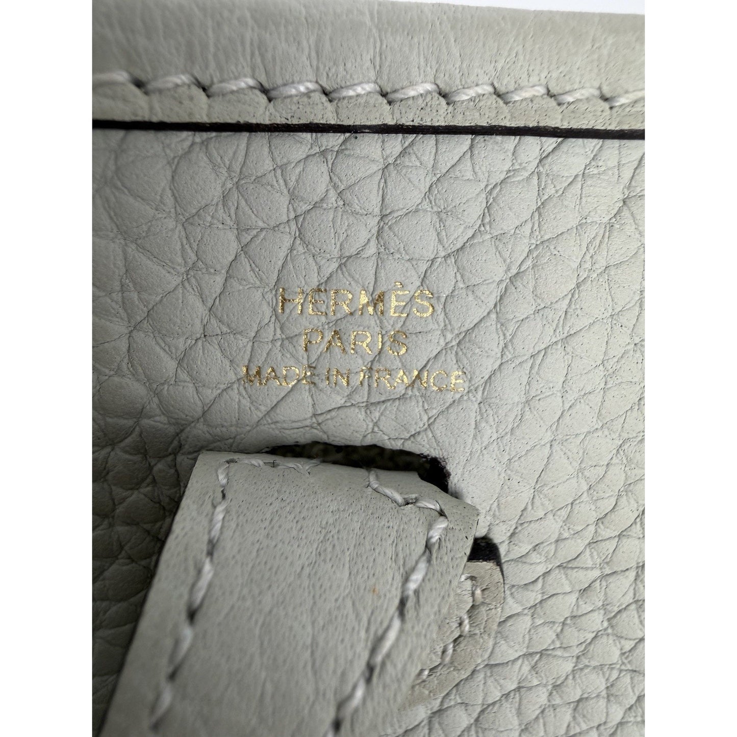 Hermes Evelyne TPM 16 Bag Gris Neve Taurillon Clemence Leather 2023 D9