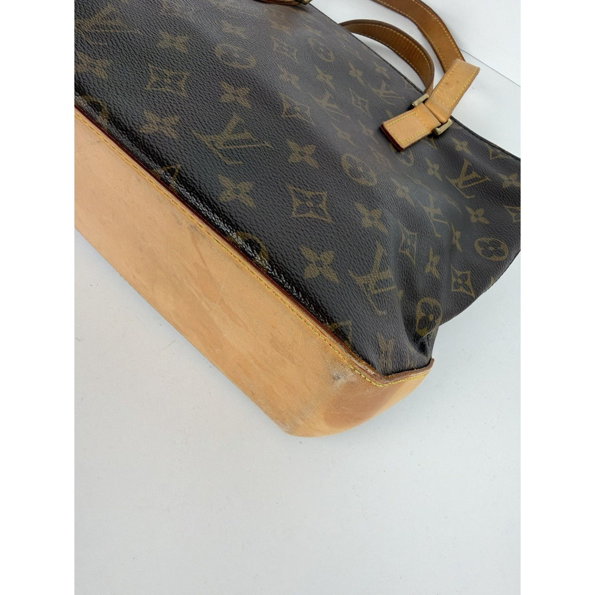 Louis Vuitton Cabas Piano Tote Bag in Brown LV Monogram Coated Canvas 2005 S09