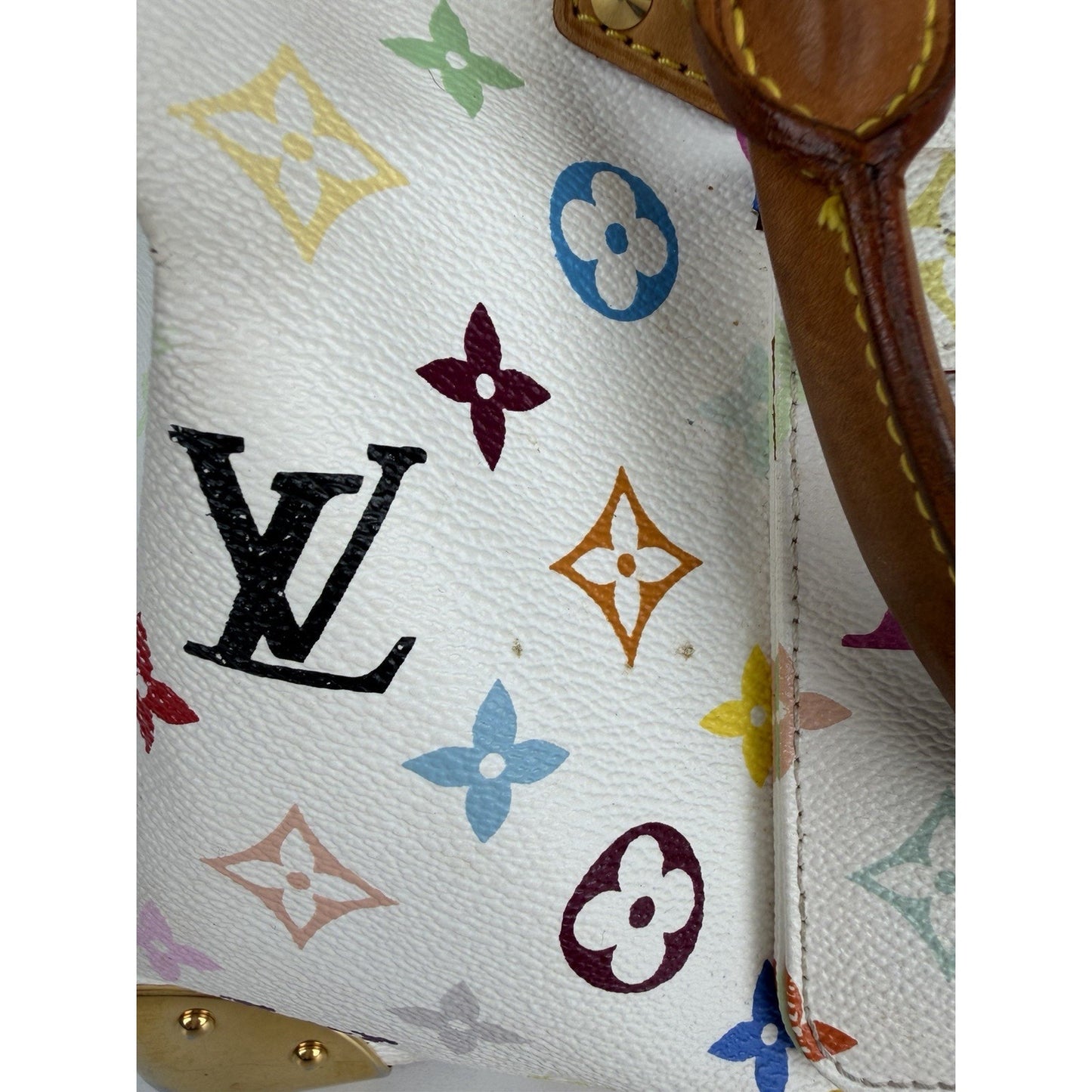 Louis Vuitton x Takashi Murakami Speedy Bag 30 in Monogram Multicolore 2004 S-08