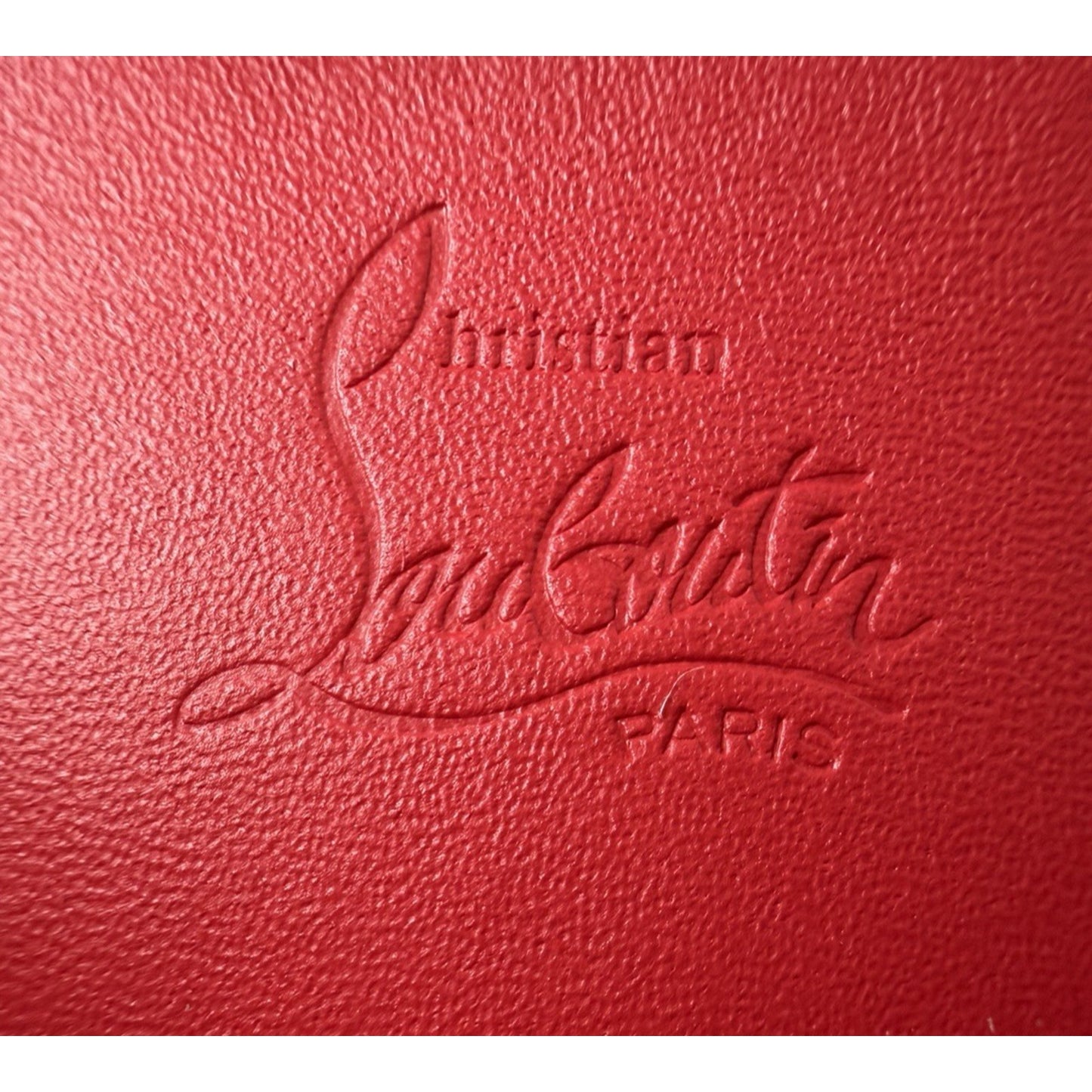 Christian Louboutin Panettone Wallet Navy Blue Camouflage Leather&Spiked Studs S