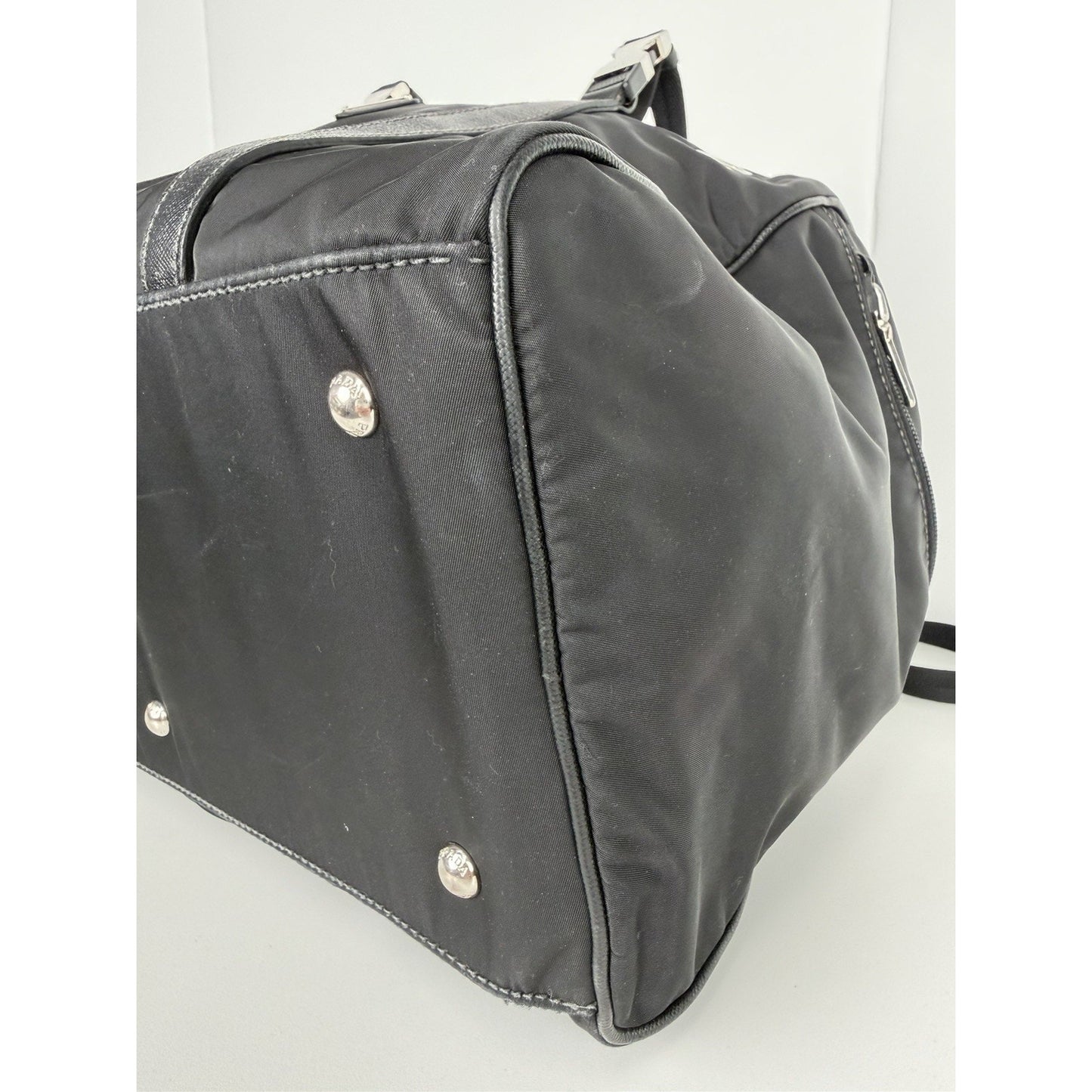 Prada Re-Nylon and Saffiano Leather Pet Carrier S05
