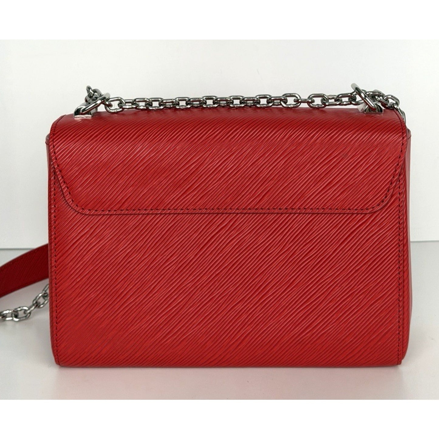 Louis Vuitton Coquelicot Epi Leather Twist MM Shoulder Bag (2019) B4