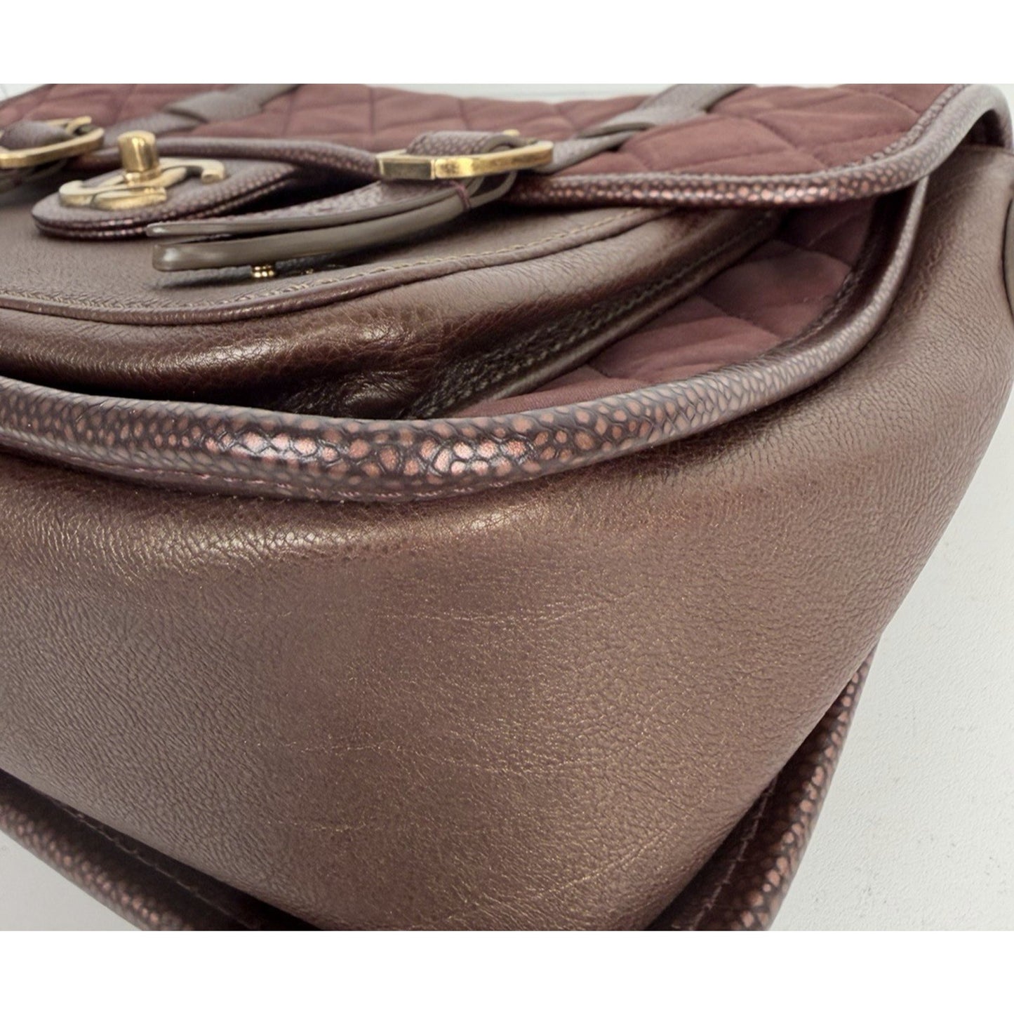 Chanel Paris-Bombay Back to School Messenger Bag Iridescent Burgundy 2012-2013D4