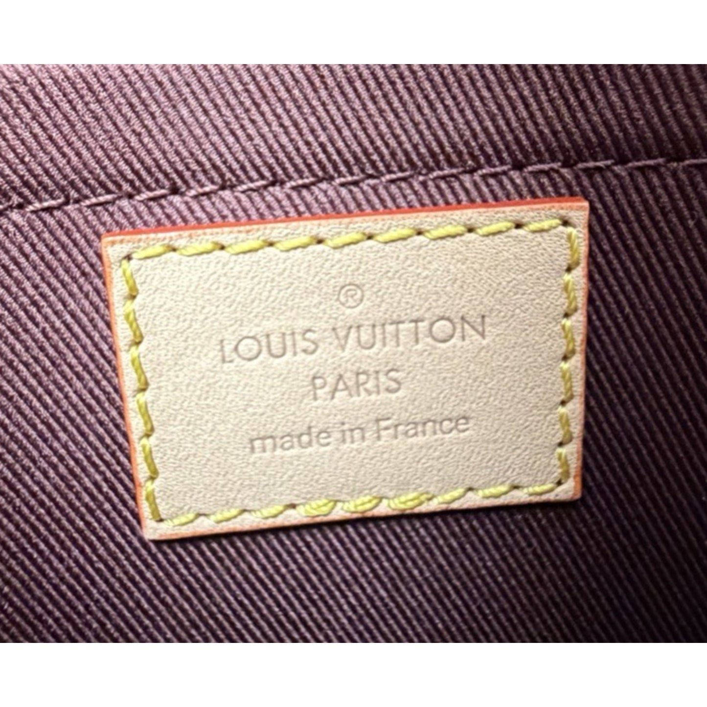Louis Vuitton Croissant MM Bag in Brown LV Monogram Coated Canvas NFC B-5