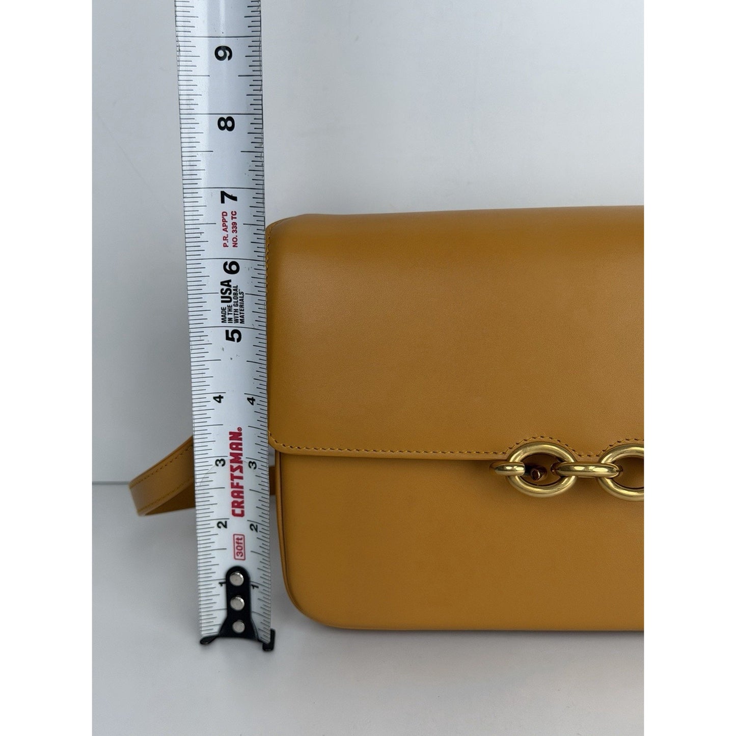 Saint Laurent Le Maillon Shoulder Bag in Yellow Leather for Women D3