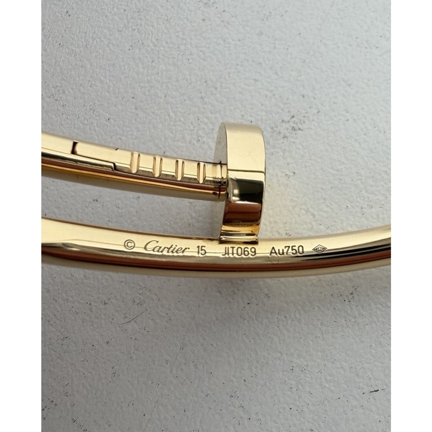 Cartier Juste Un Clou Classic Bracelet in 18k Yellow Gold Size 15