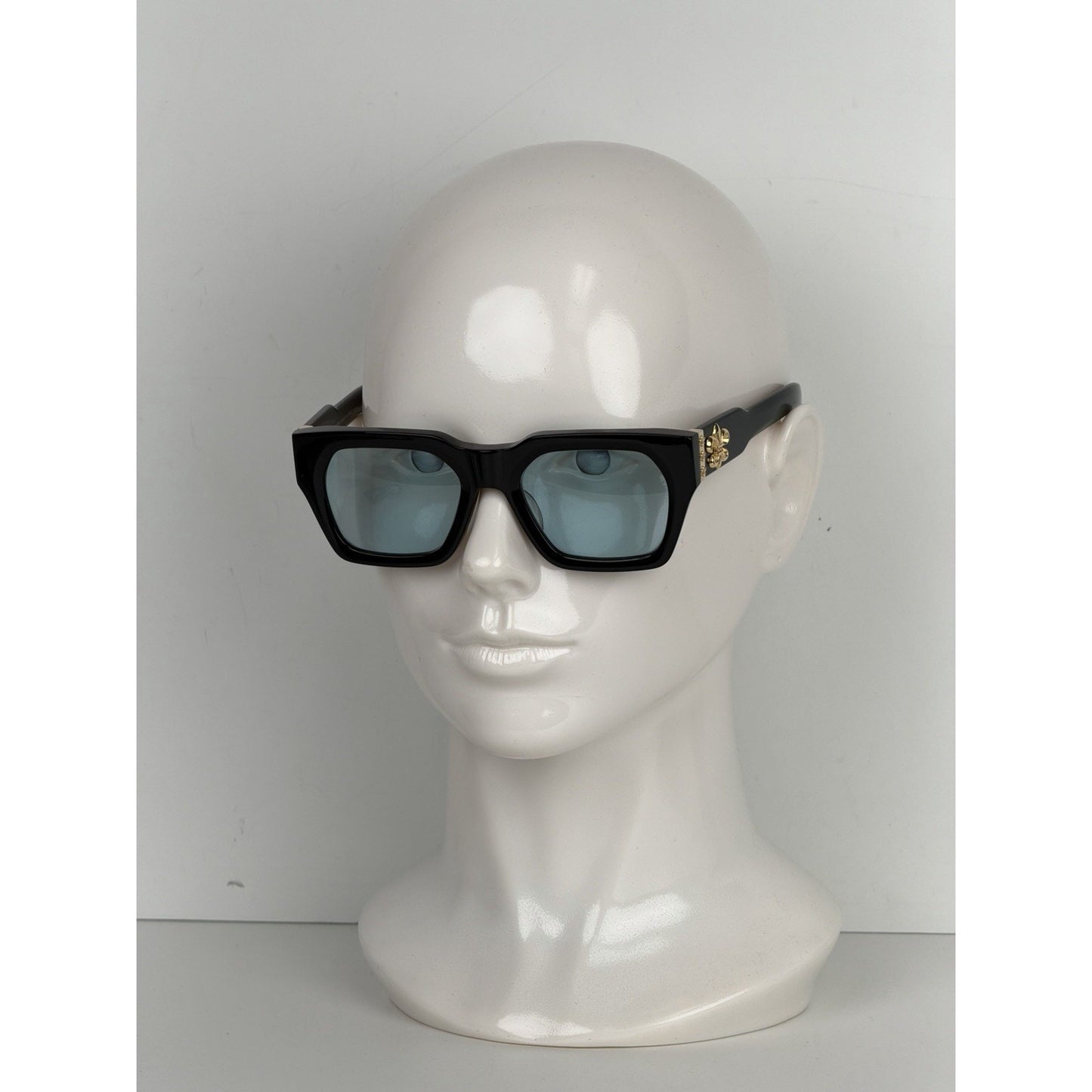 Chrome Hearts Eyeglasses Frame CH8217 Black&Gold K1
