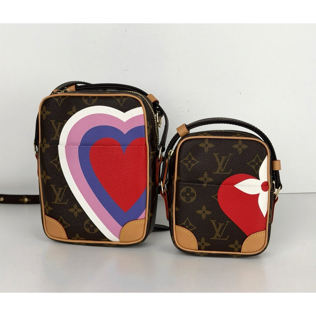 Louis Vuitton Game On Paname Set Crossbody Bag in Coated Monogram Canvas 2020 E2
