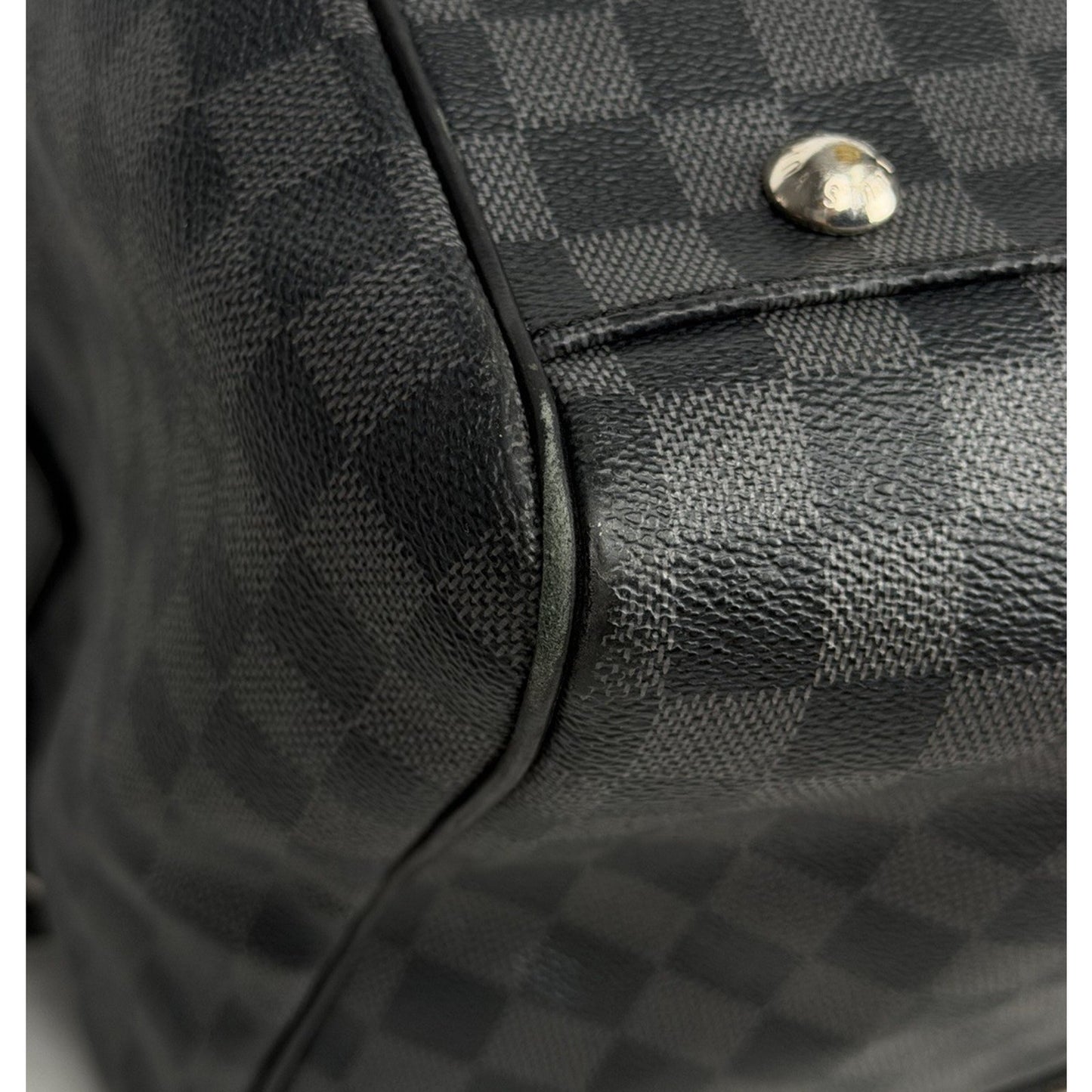 Louis Vuitton Damier Roadster Duffle Bag 50 in Graphite Coated Canvas 2008 S