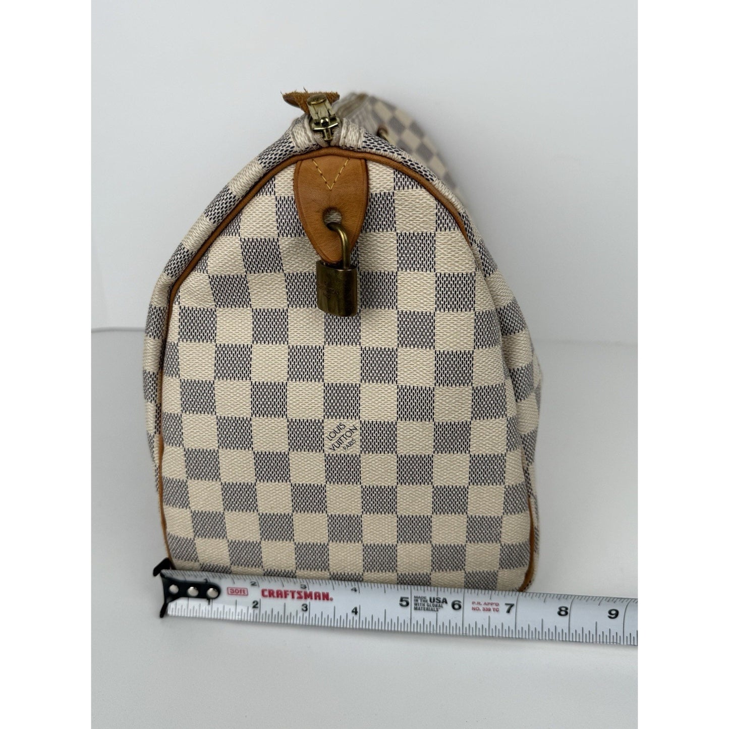 Louis Vuitton Speedy Damier Azur 35 Canvas Bag