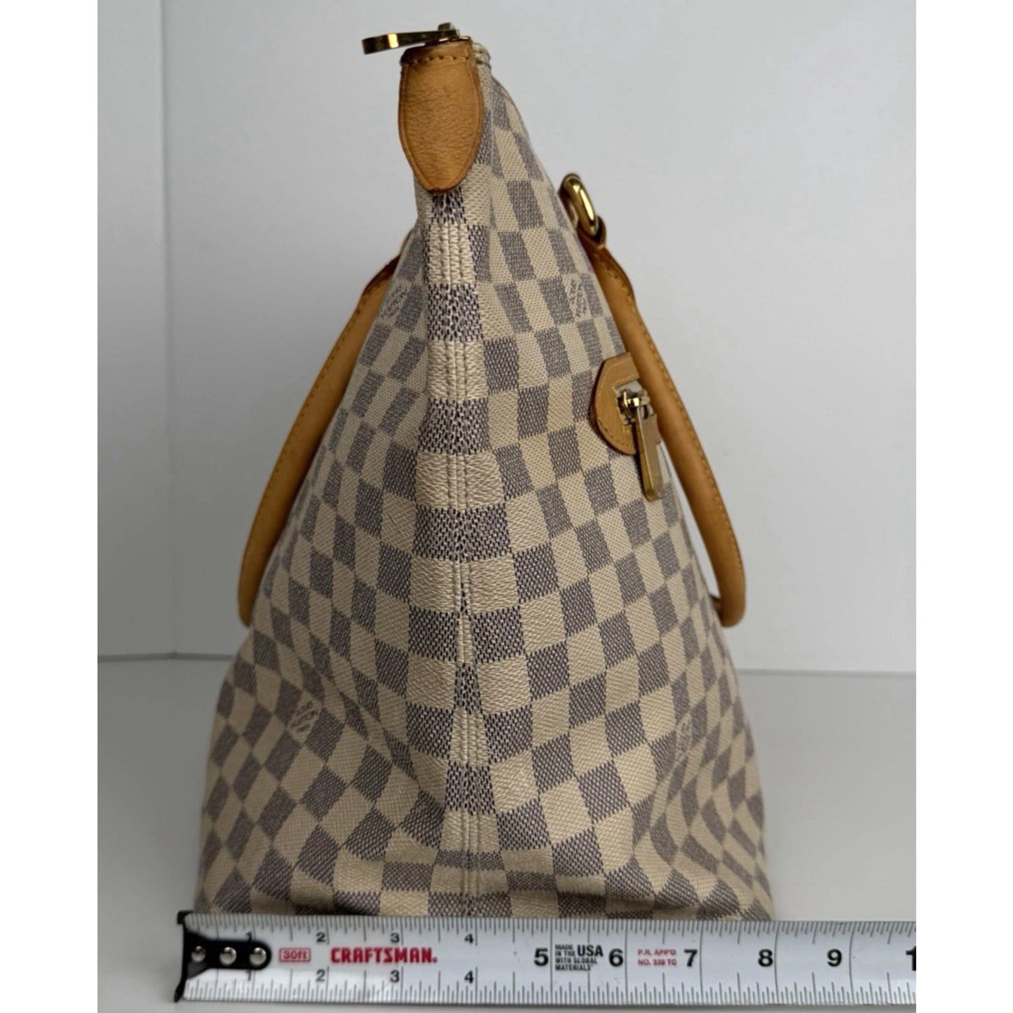 Louis Vuitton Saleya MM Tote Bag in Damier Azur Coated Canvas 2008 S