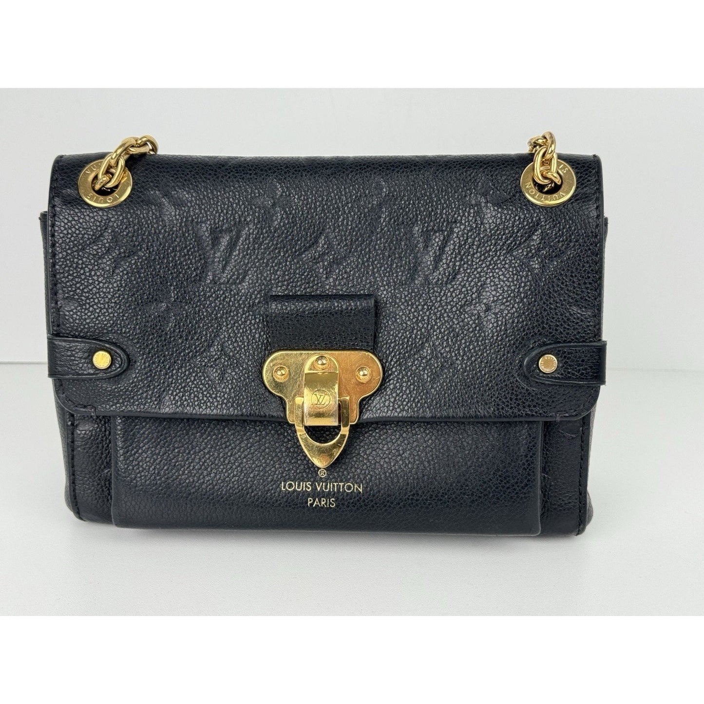 Louis Vuitton Vavin Shoulder Bag BB Black Empriente Leather