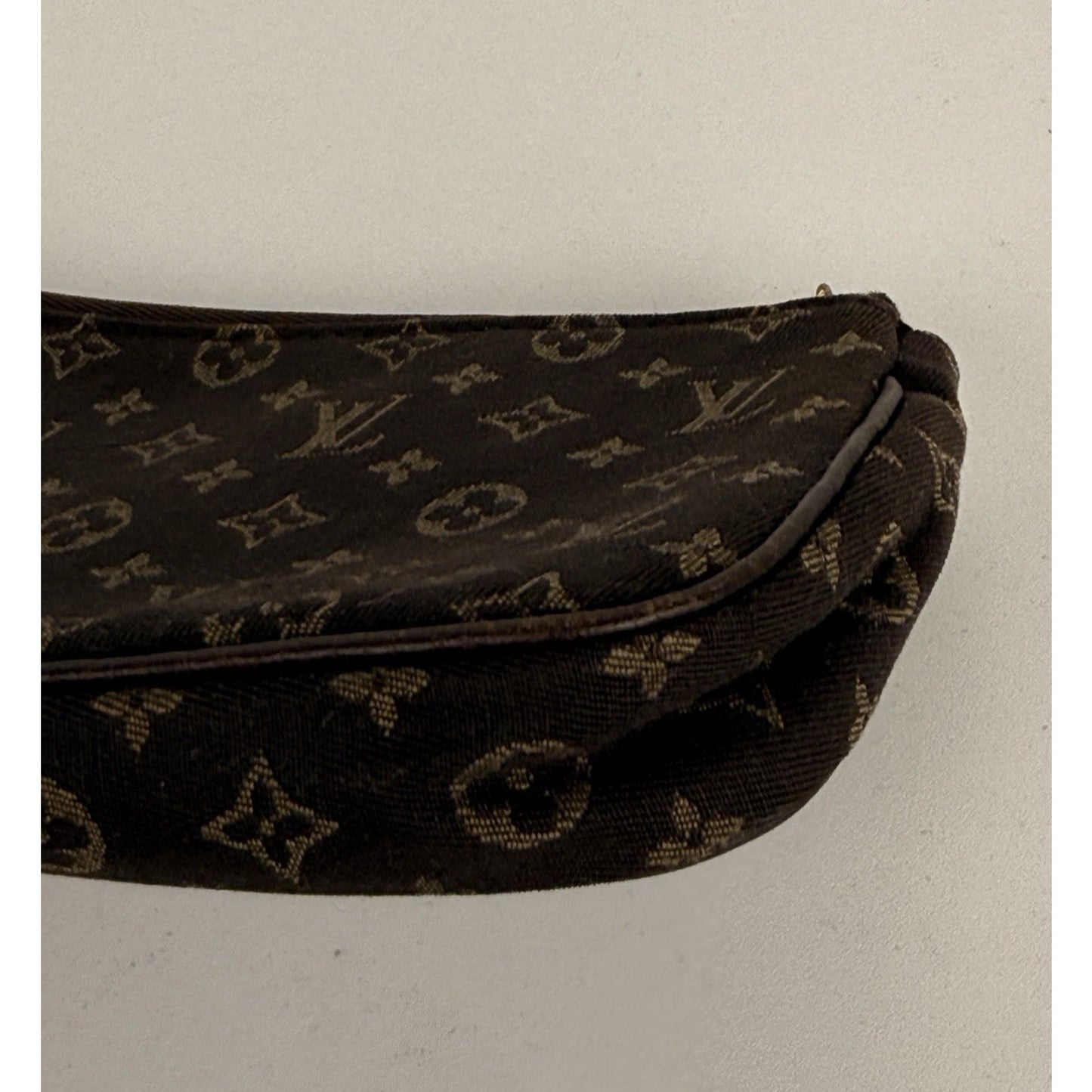 Louis Vuitton Mini Pochette Wristlet Bag in Brown Monogram Canvas 2008 S10