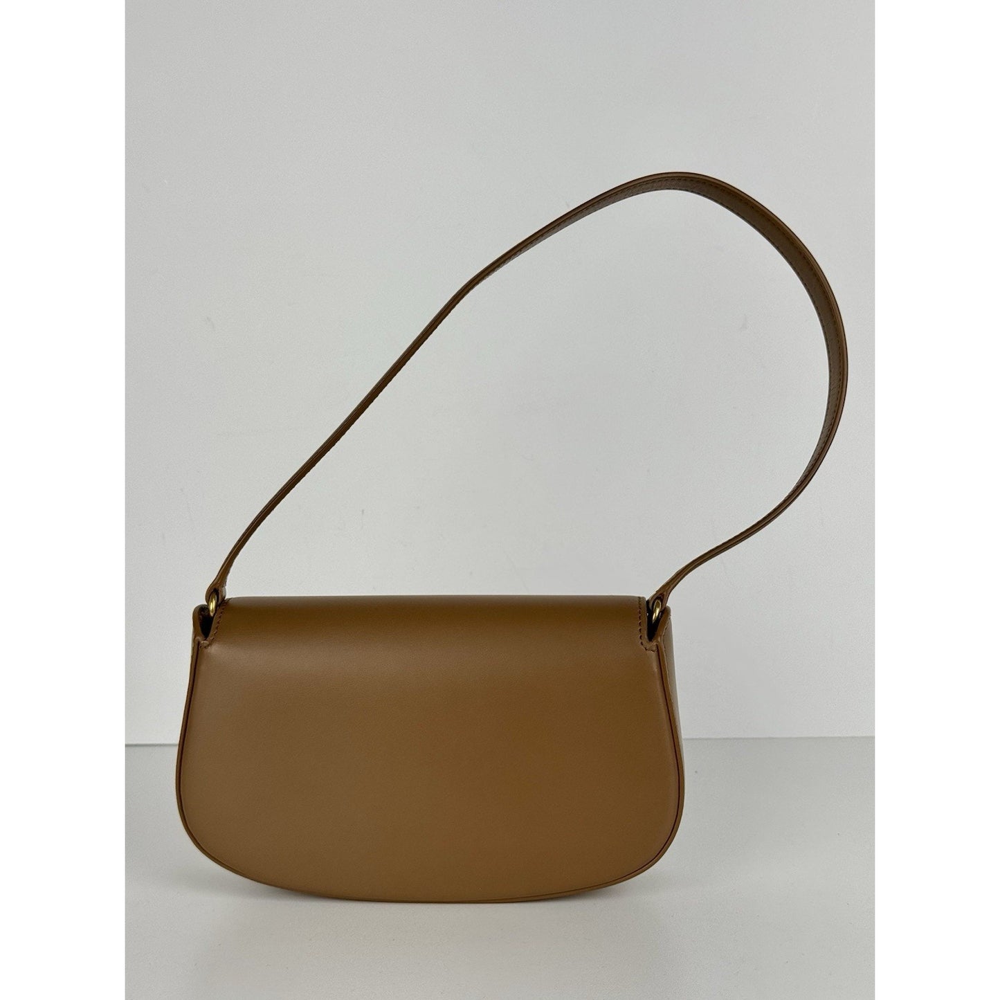 Saint Laurent Mini Voltaire in Brown Leather Shoulder Bag B-2