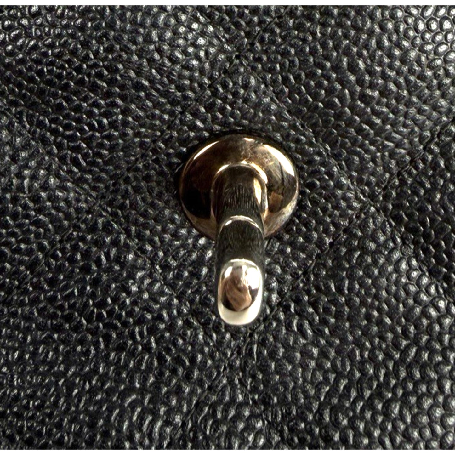 Chanel Classic Double Flap Jumbo Bag in Black Caviar Leather 2014 D-7