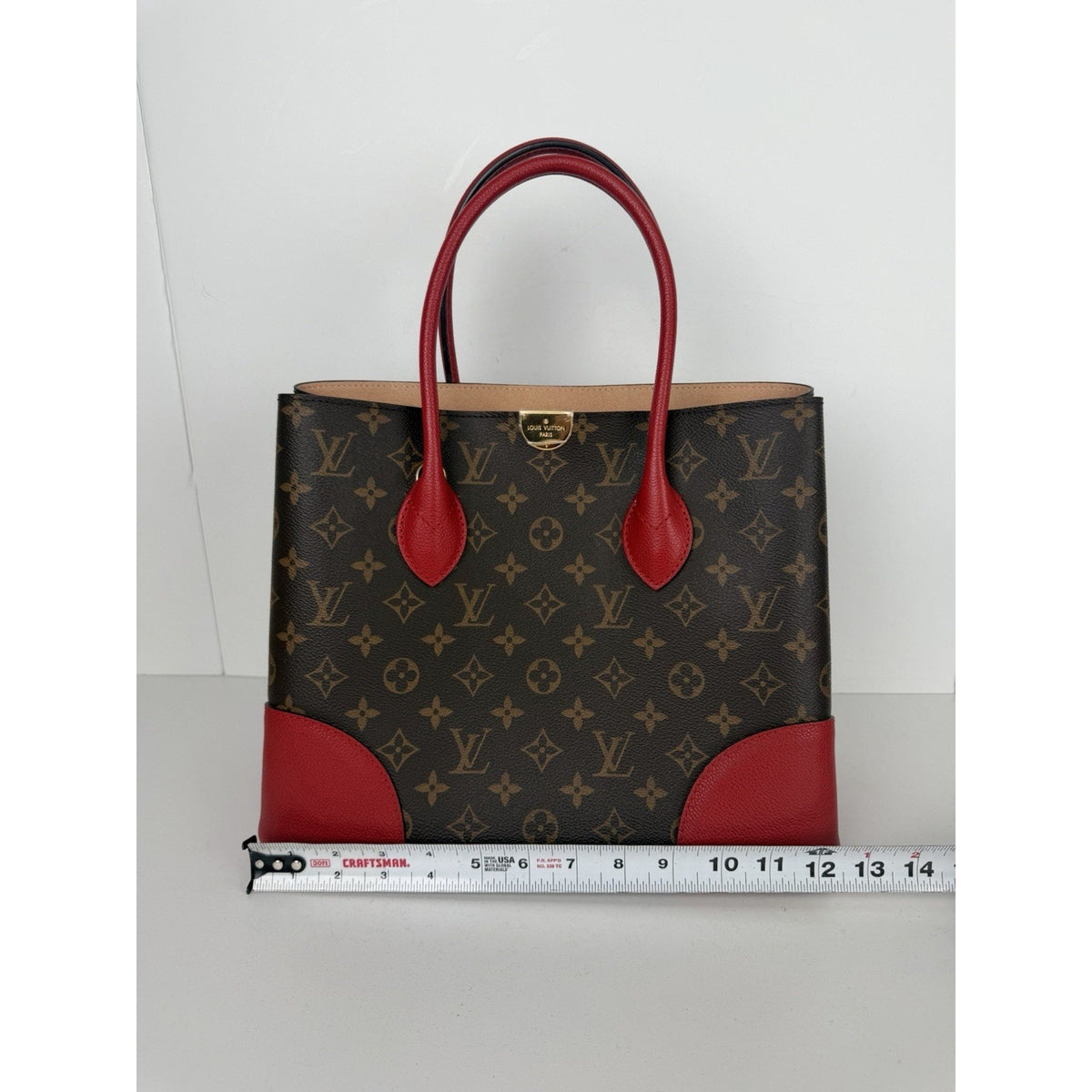 Louis Vuitton Flandrin Tote Bag in Brown LV Monogram Coated Canvas 2017 S-02