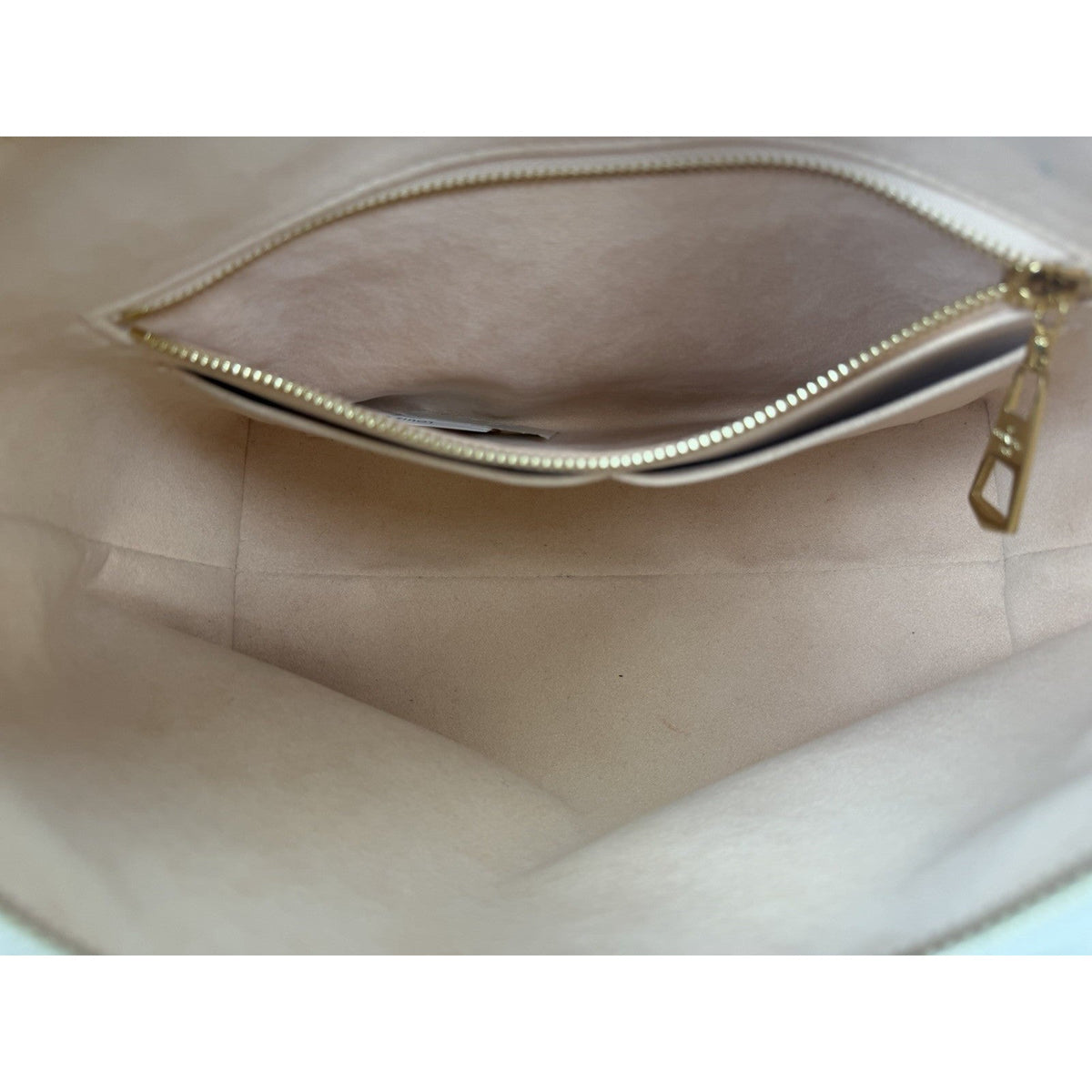 Louis Vuitton CarryAll Bag PM White Pink Giant Monogram Empreinte Leather NFC D7