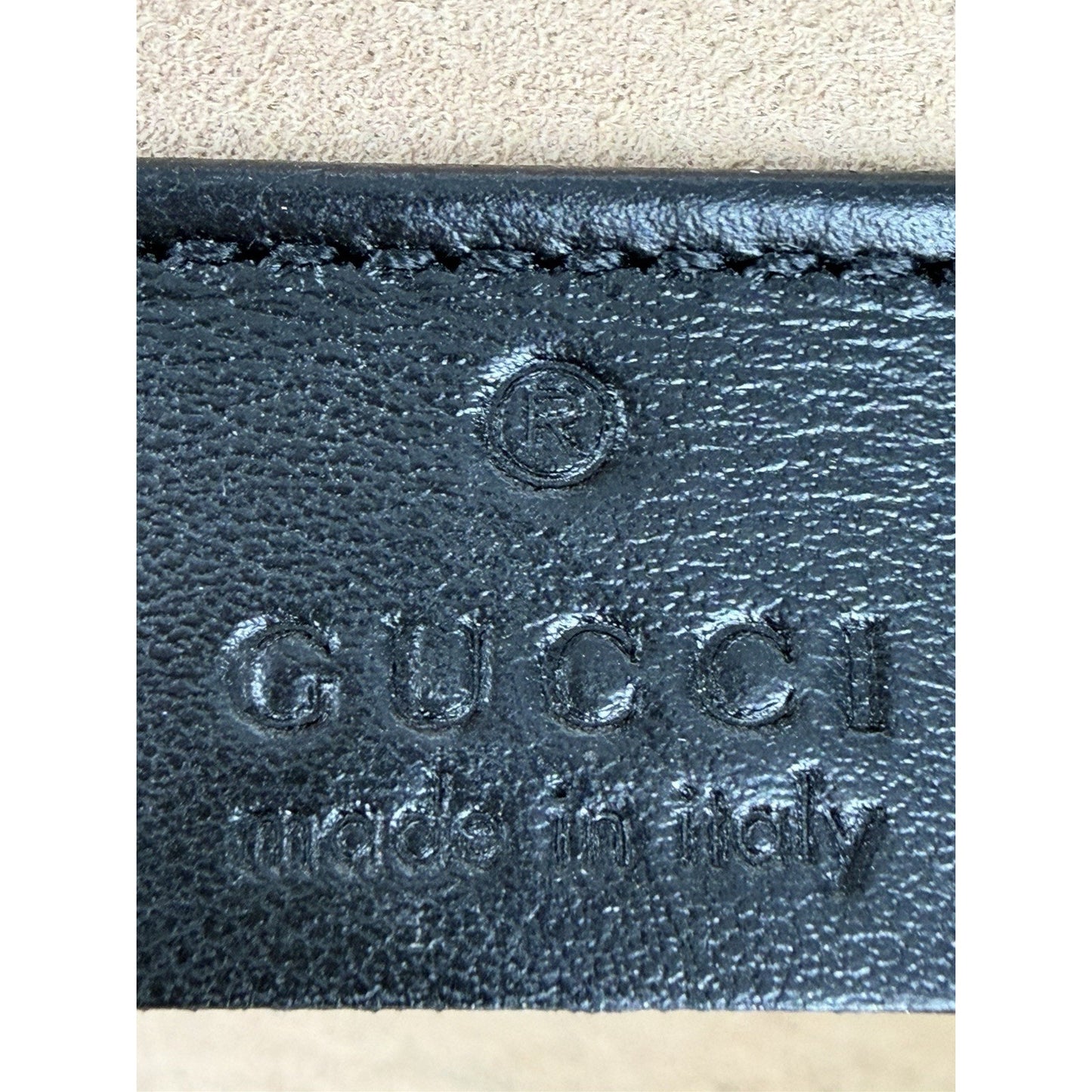 Gucci GG Marmont Vanity Mini Backpack in Black Quilted Matelasse Leather