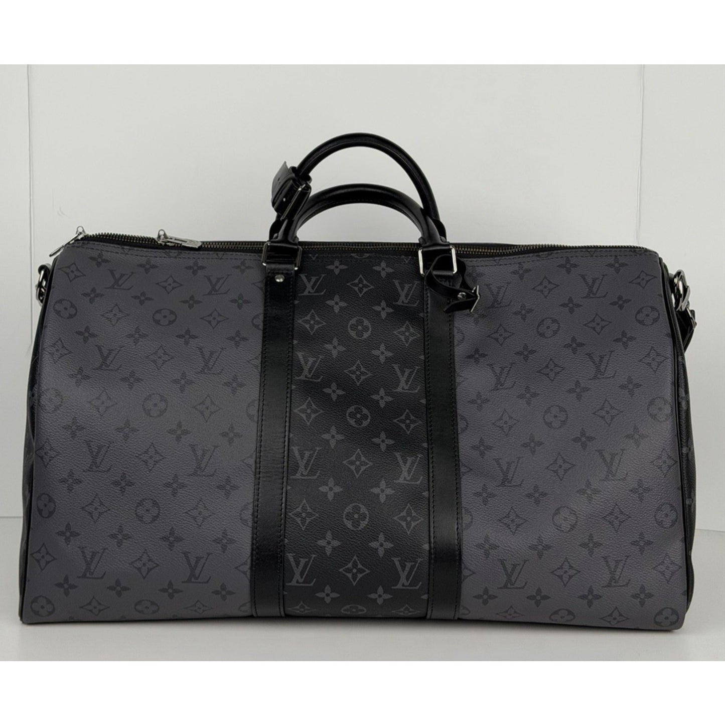 Louis Vuitton Keepall Bandouliere 50 Reverse Eclipse Coated Canvas NFC